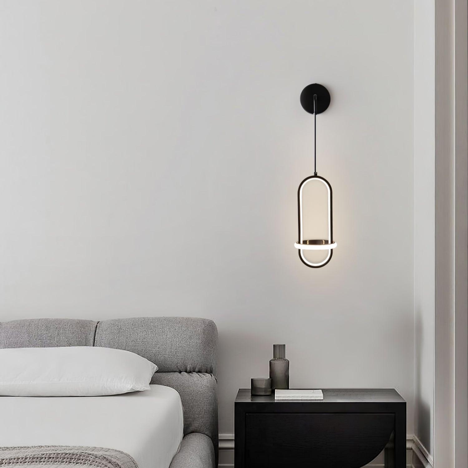 Vivianne Lampe Murale Ovale Moderne Minimaliste