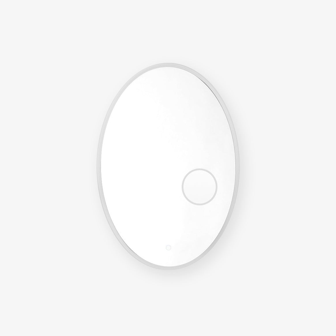 Ovariel Ovale Miroir Plastique Applique Lumière