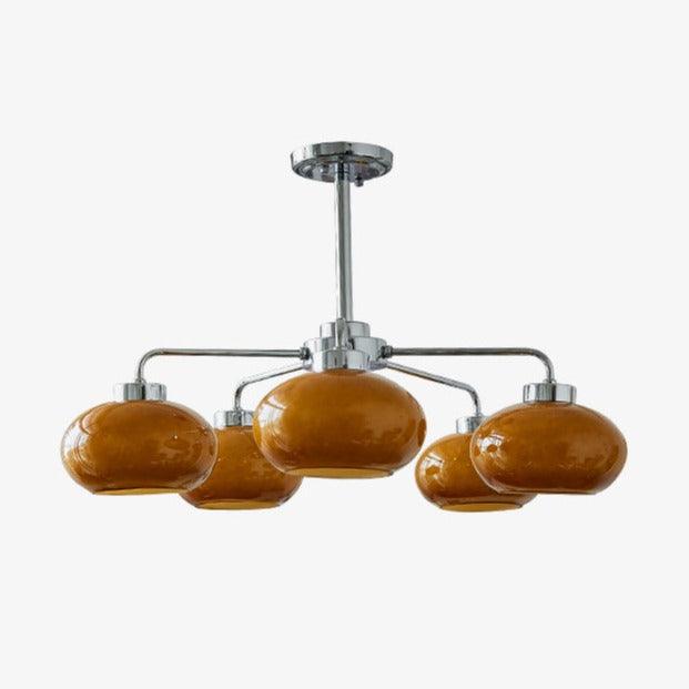 Lustra Lustre Géométrique en Verre