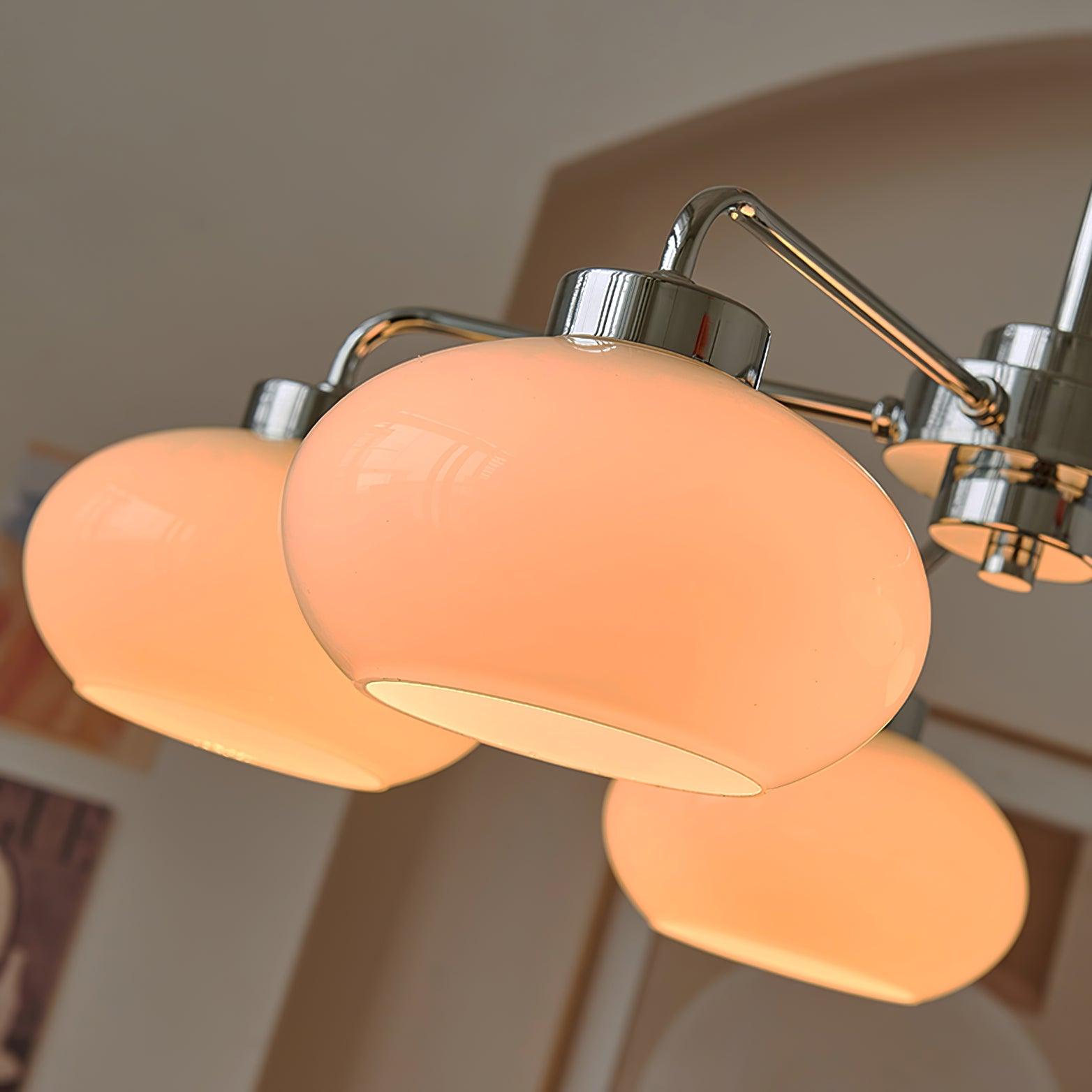 Lustra Lustre Géométrique en Verre