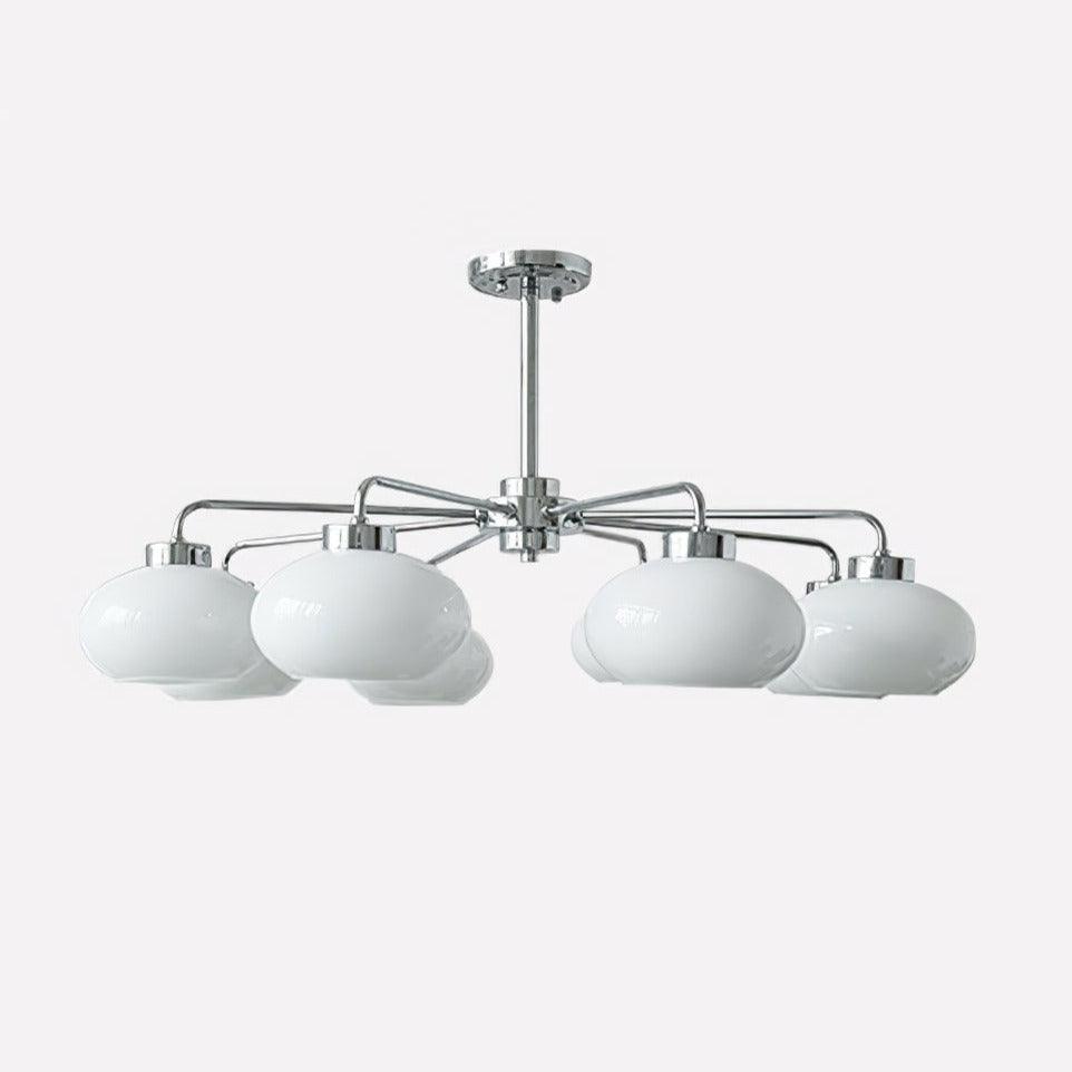 Lustra Lustre Géométrique en Verre