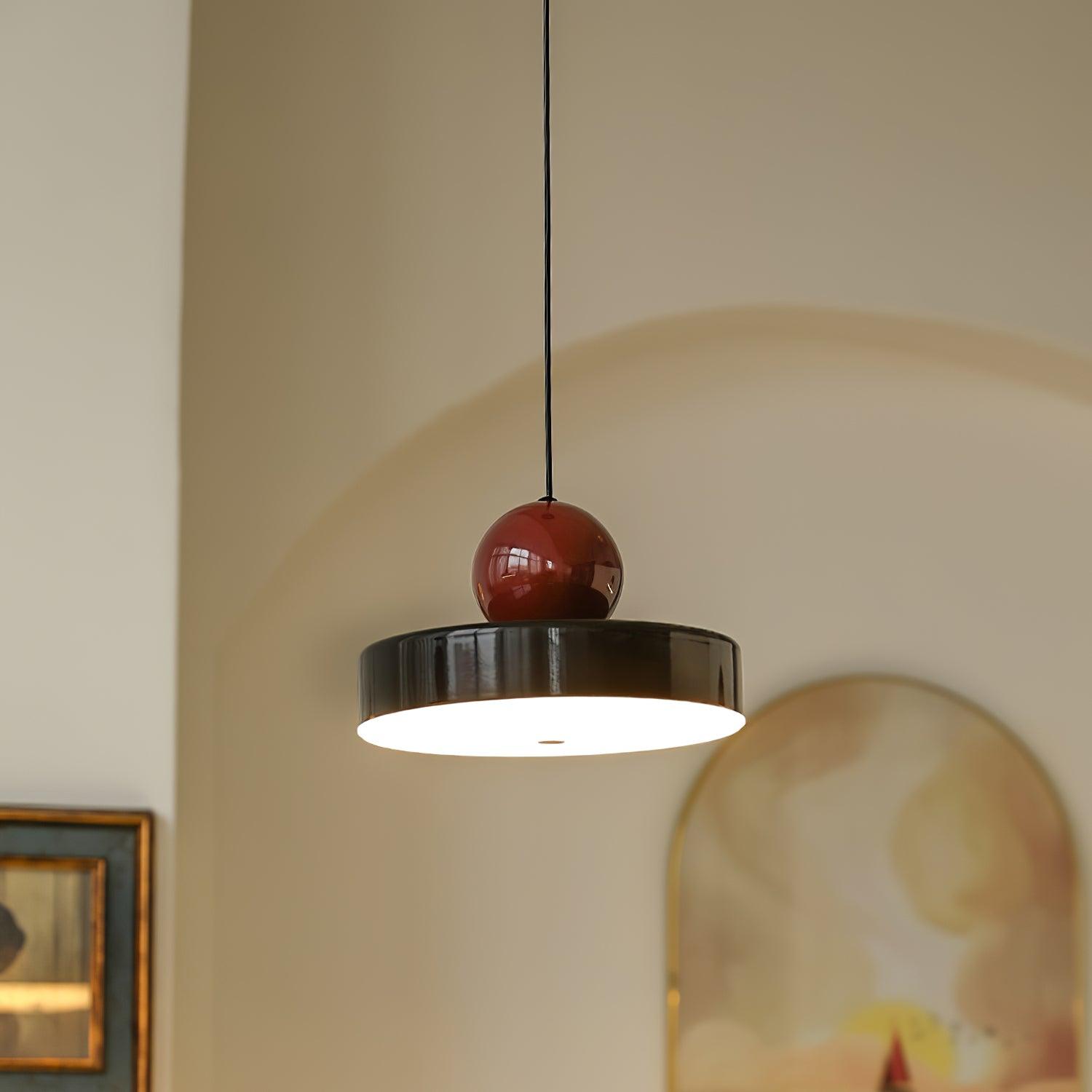 Suspension Corps Sphère Ombre Moderne Rétro Accent