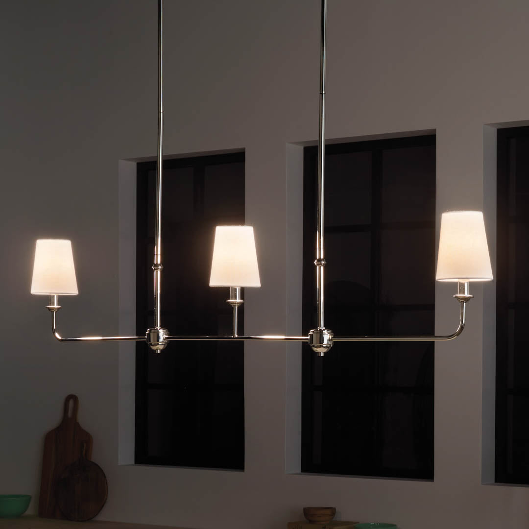 Mymareth Lustre Métal Linéaire Minimaliste Moderne