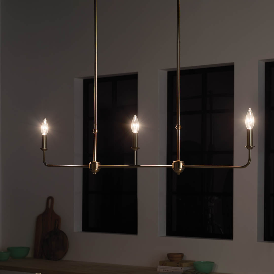 Mymareth Lustre Métal Linéaire Minimaliste Moderne