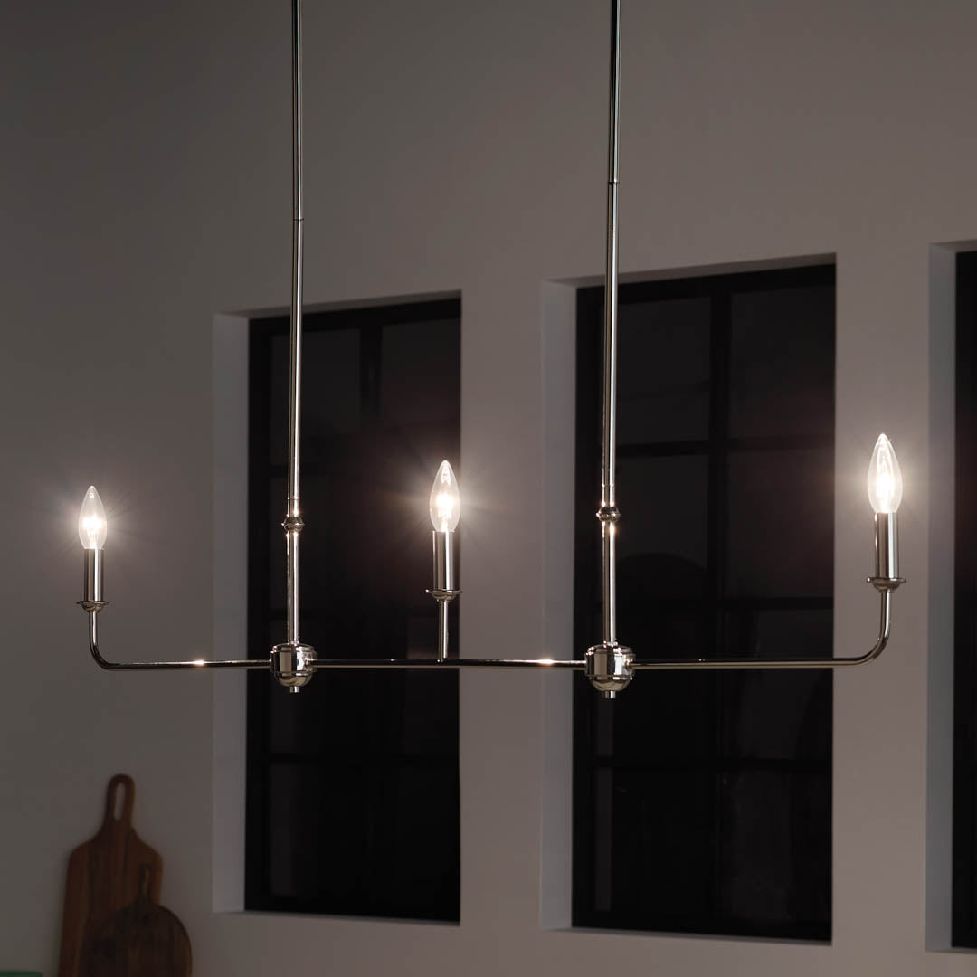 Mymareth Lustre Métal Linéaire Minimaliste Moderne
