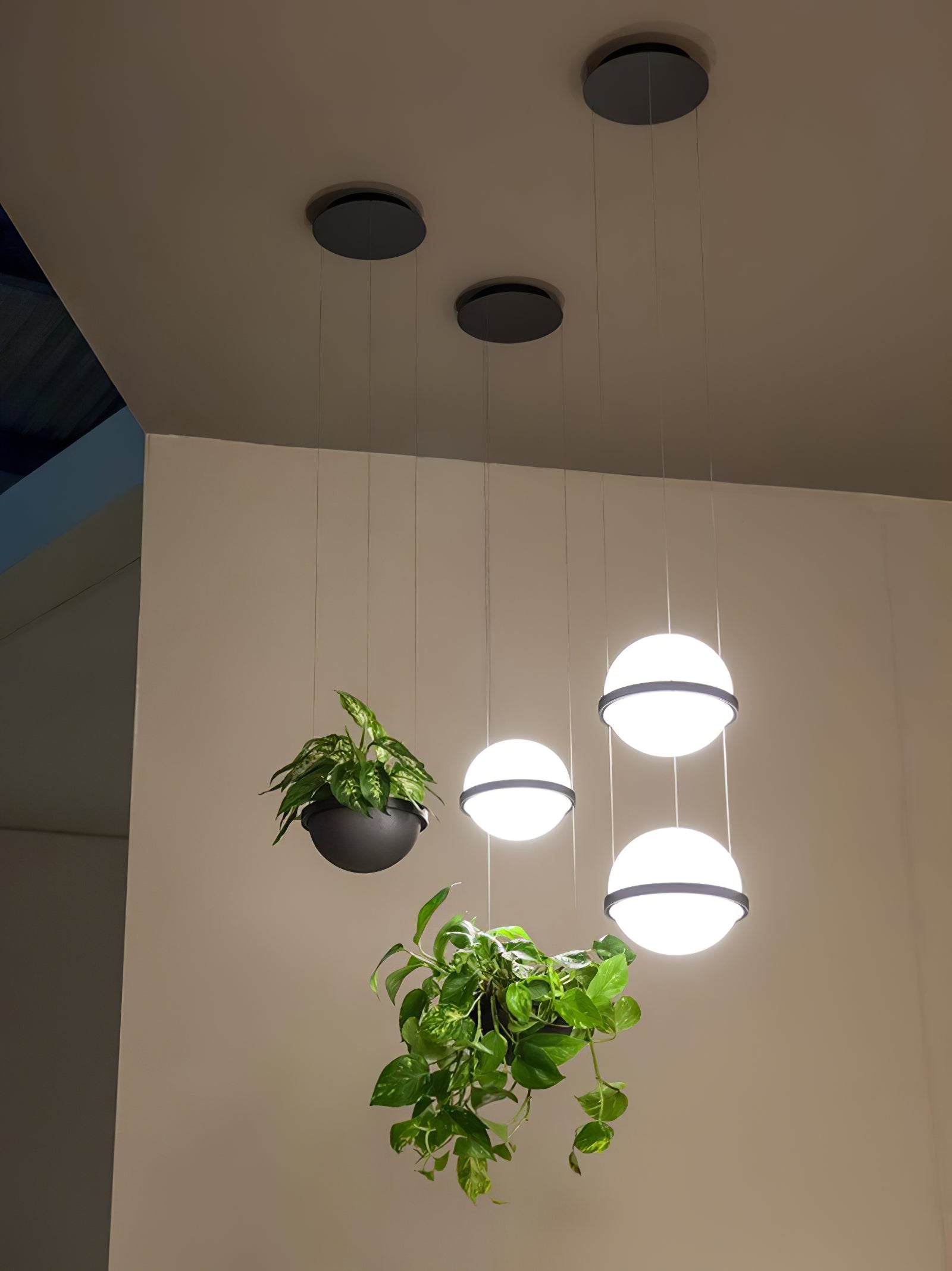 Vacaria Suspension Métal Plastique Minimaliste Moderne