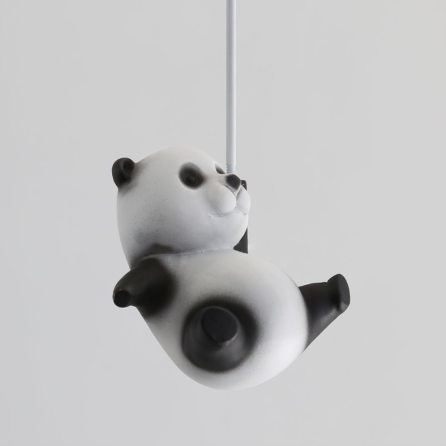 Aursilos Lampe de Plafond en Verre Panda Élégante