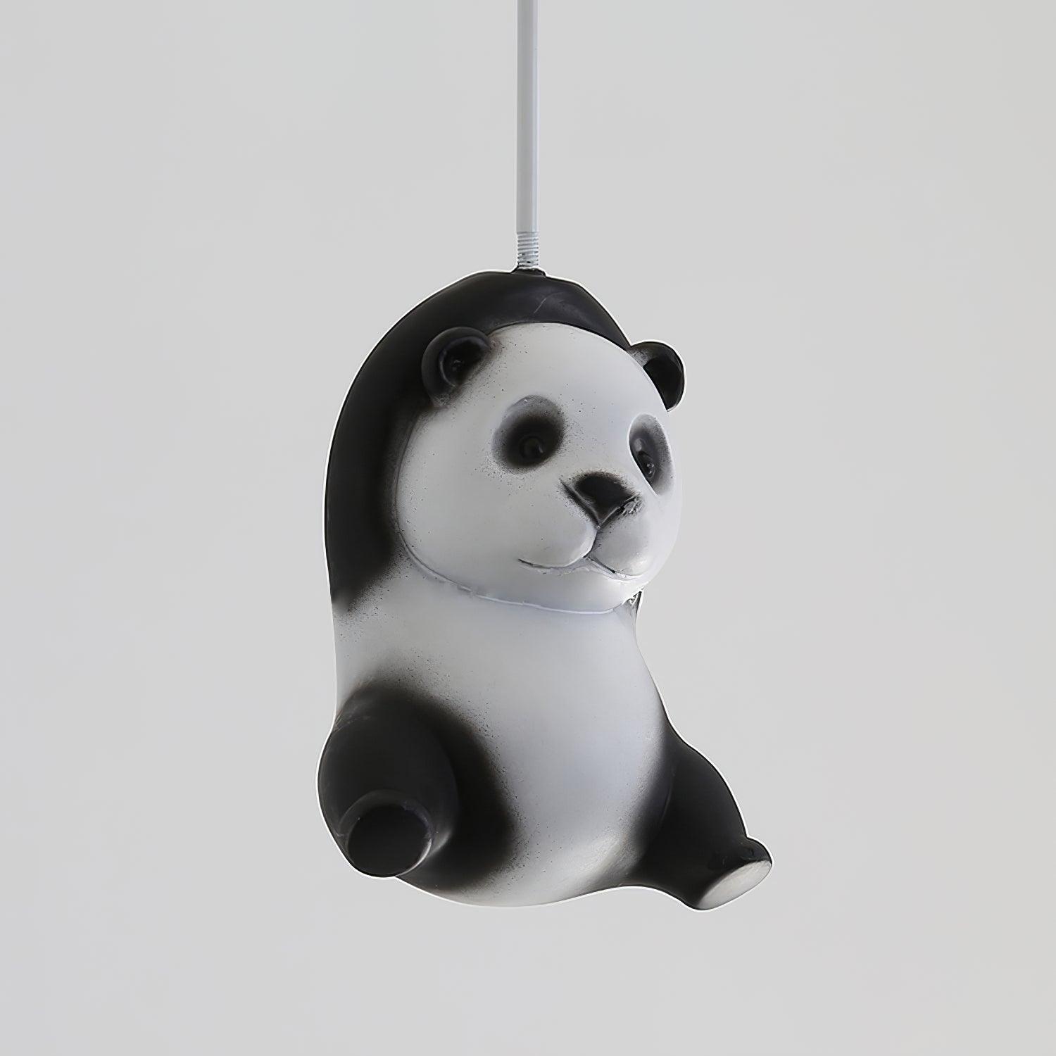 Aursilos Lampe de Plafond en Verre Panda Élégante