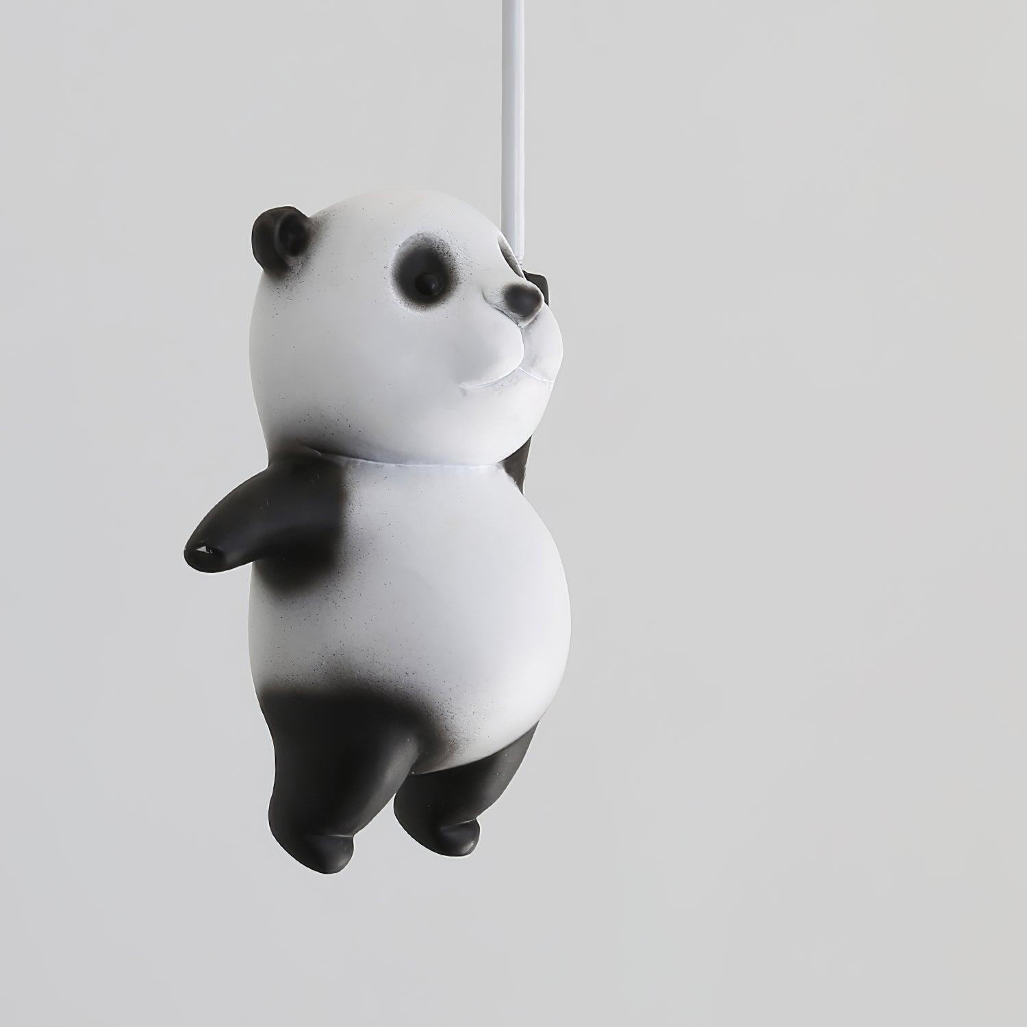 Aursilos Lampe de Plafond en Verre Panda Élégante