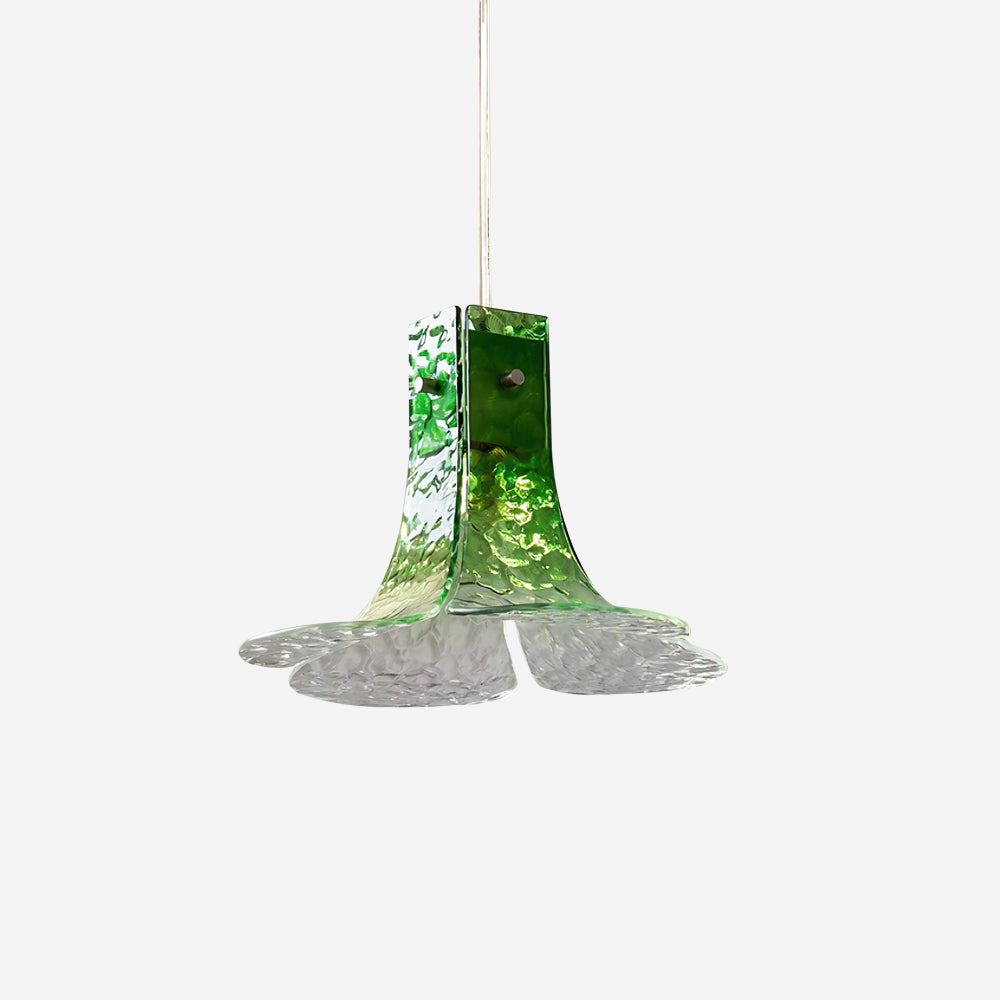 Panya Suspension en Verre Soufflé à la Main Pétale Organique