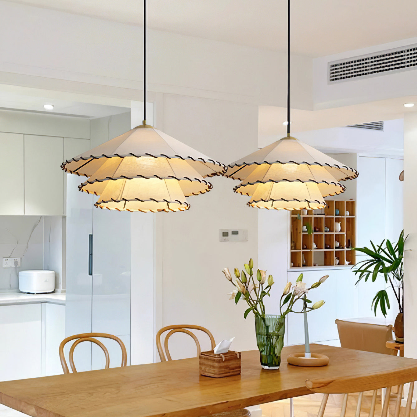 Vionel Suspension Moderne en Tissu à Fiche