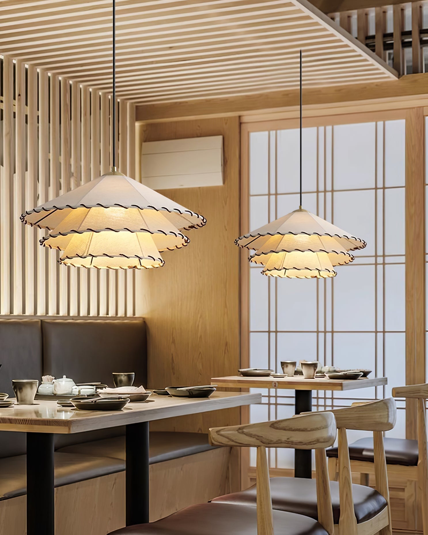 Vionel Suspension Moderne en Tissu à Fiche