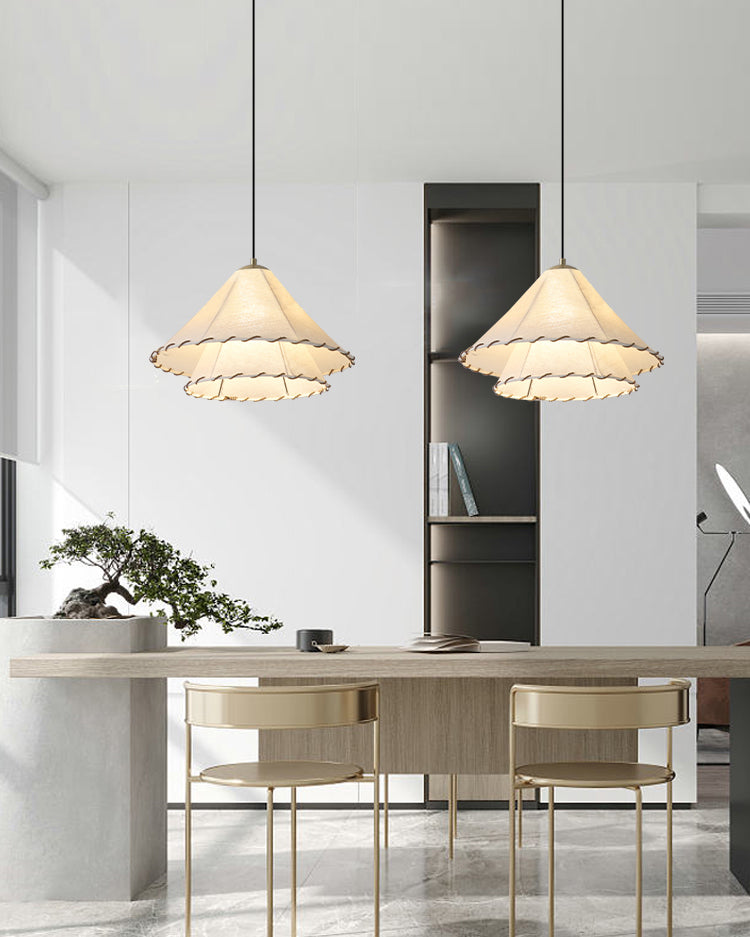 Vionel Suspension Moderne en Tissu à Fiche