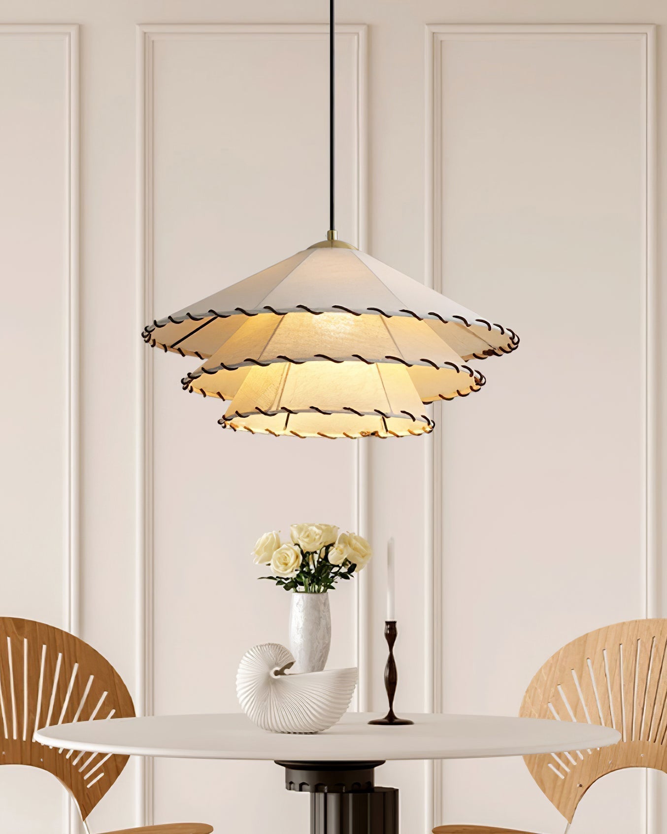 Vionel Suspension Moderne en Tissu à Fiche