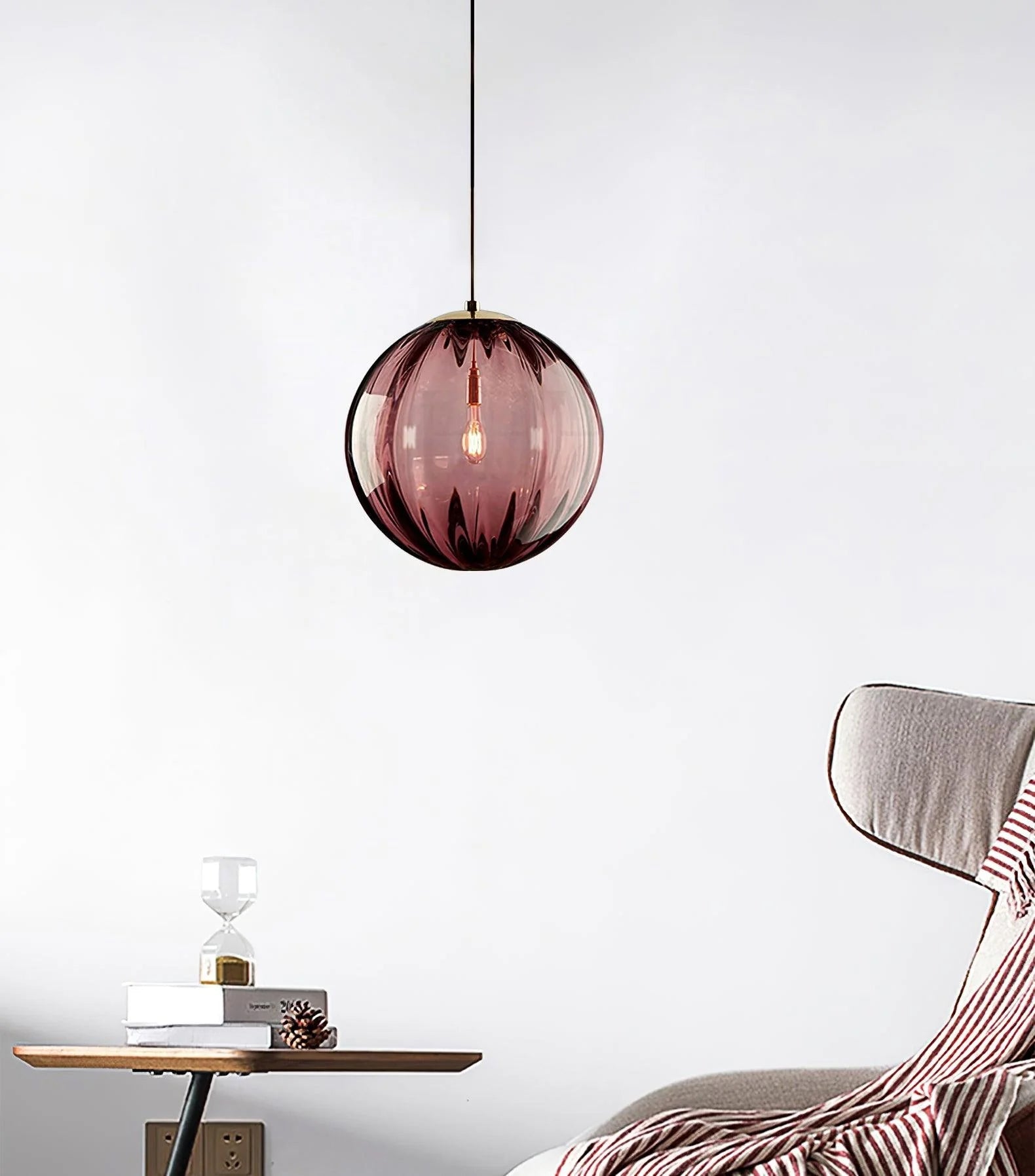 Halore Suspension Vintage en Verre