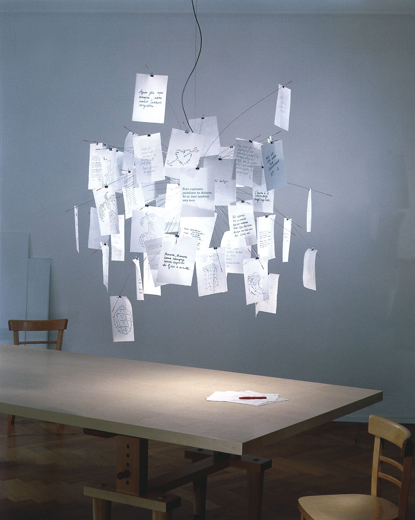 Lustra Lustre en Papier Personnalisable Créatif
