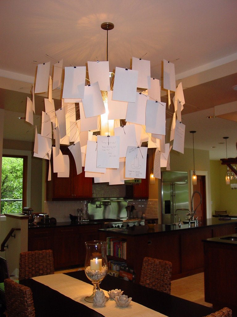 Lustra Lustre en Papier Personnalisable Créatif