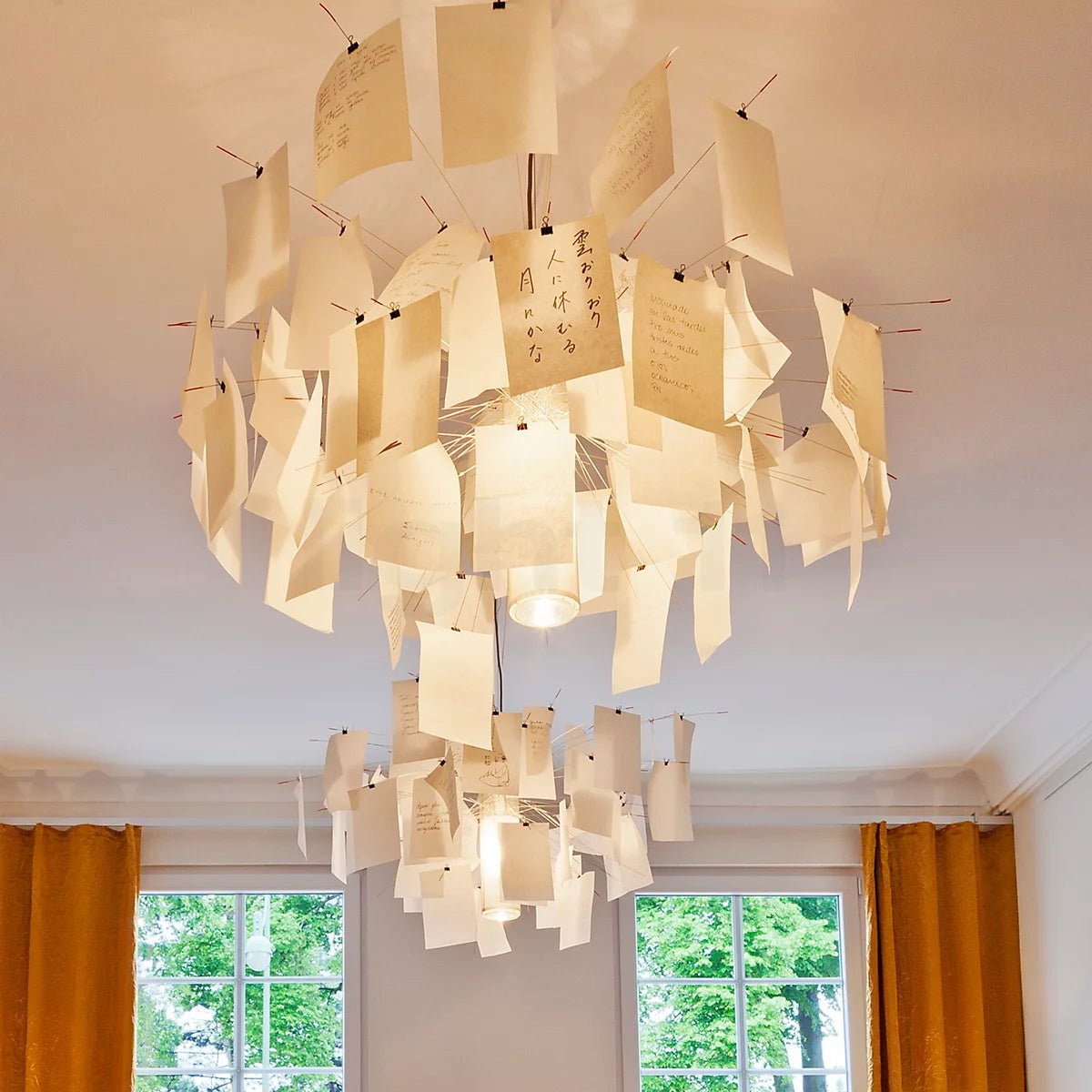 Lustra Lustre en Papier Personnalisable Créatif