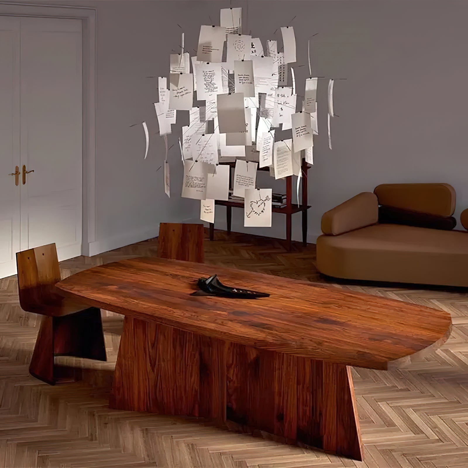 Lustra Lustre en Papier Personnalisable Créatif