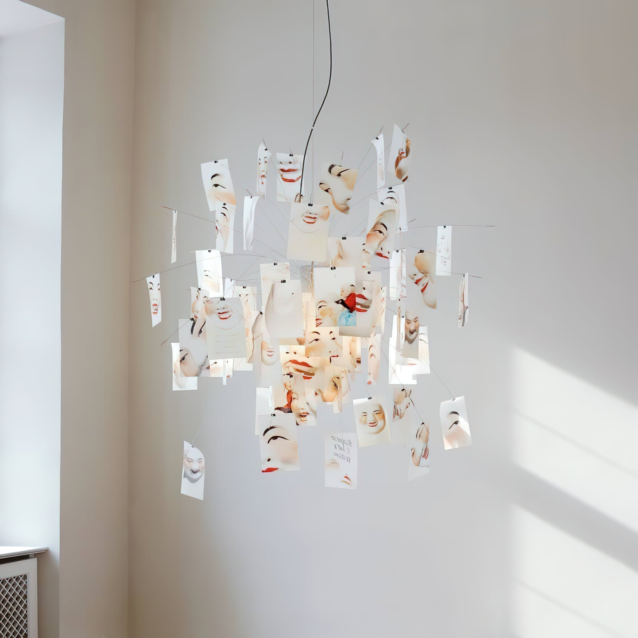 Lustra Lustre en Papier Personnalisable Créatif