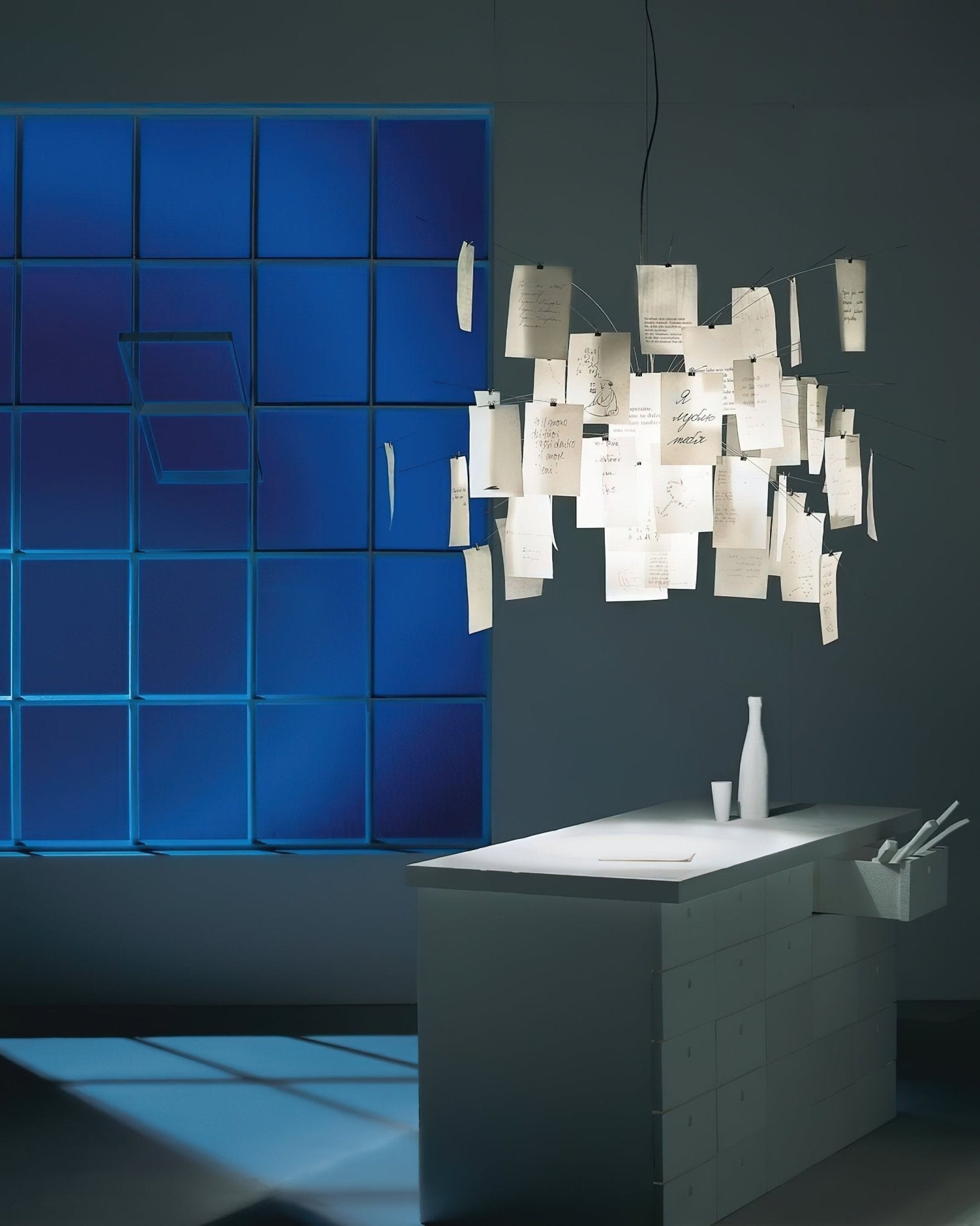 Lustra Lustre en Papier Personnalisable Créatif