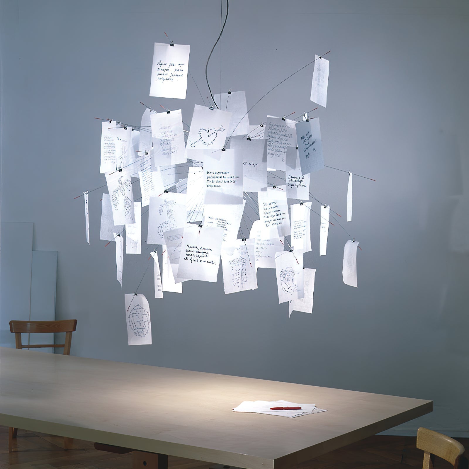 Lustra Lustre en Papier Personnalisable Créatif