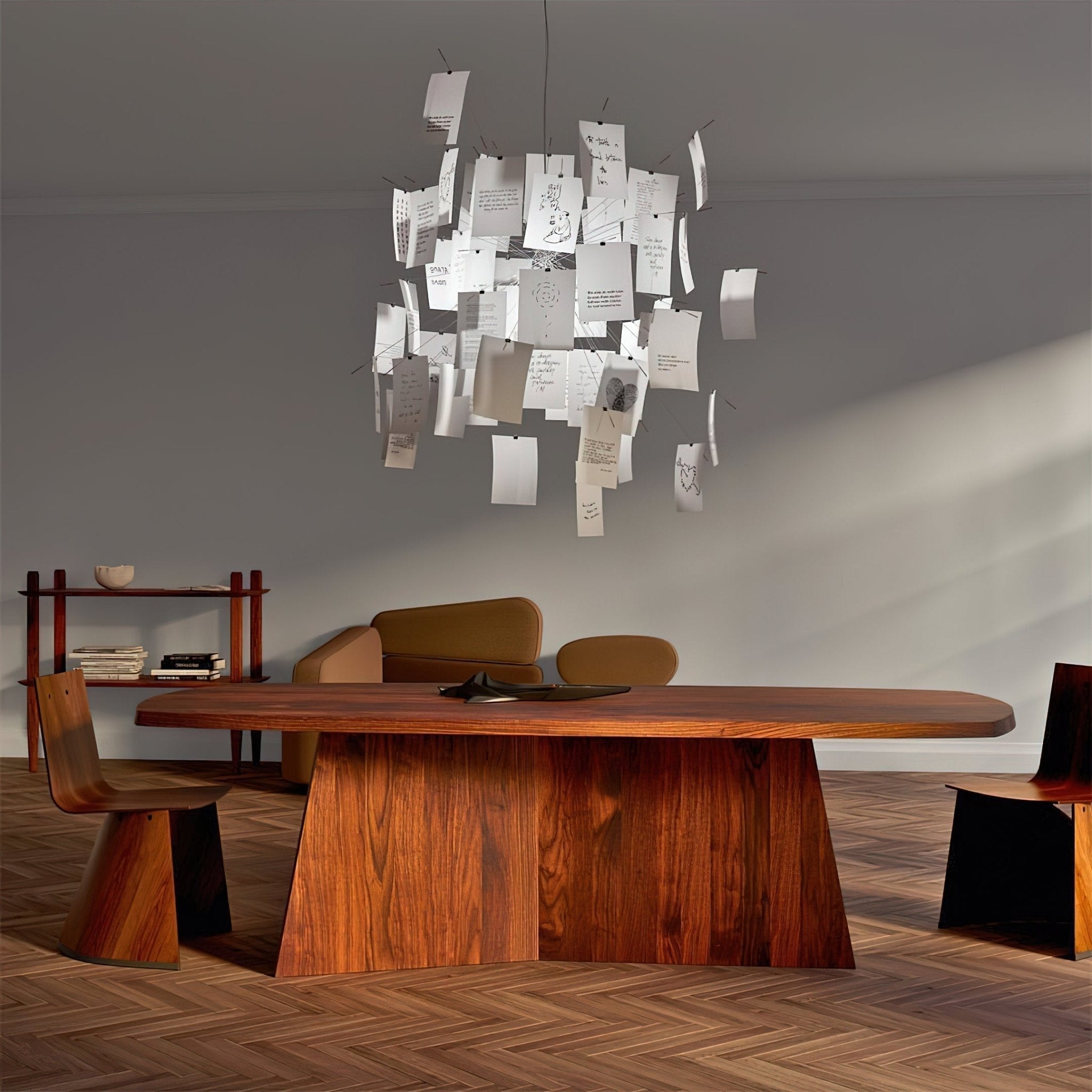 Lustra Lustre en Papier Personnalisable Créatif