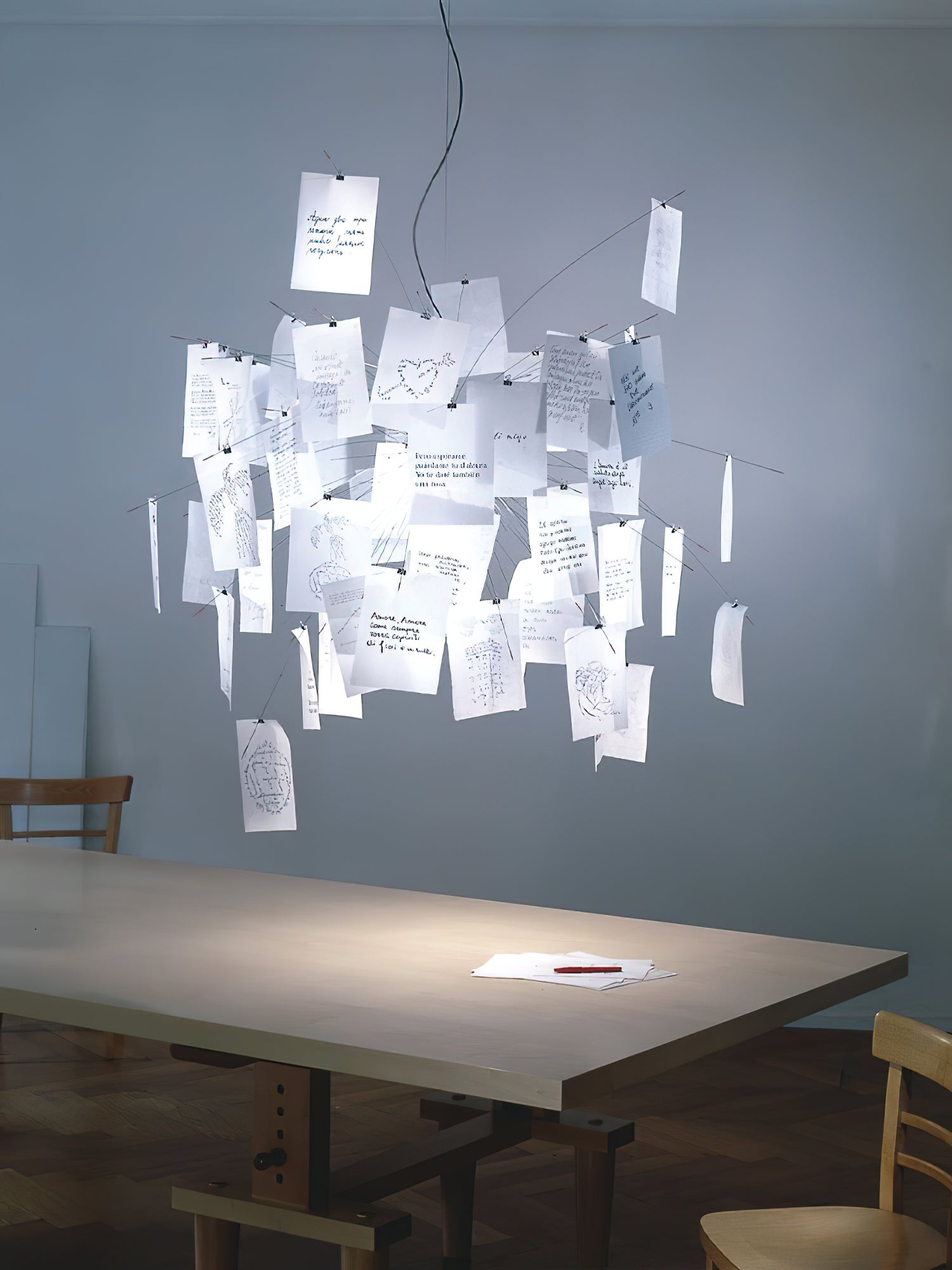 Lustra Lustre en Papier Personnalisable Créatif