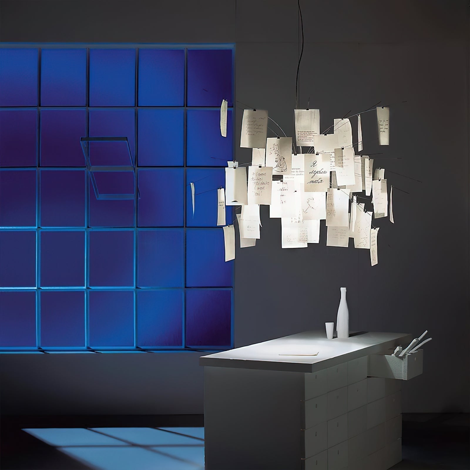 Lustra Lustre en Papier Personnalisable Créatif
