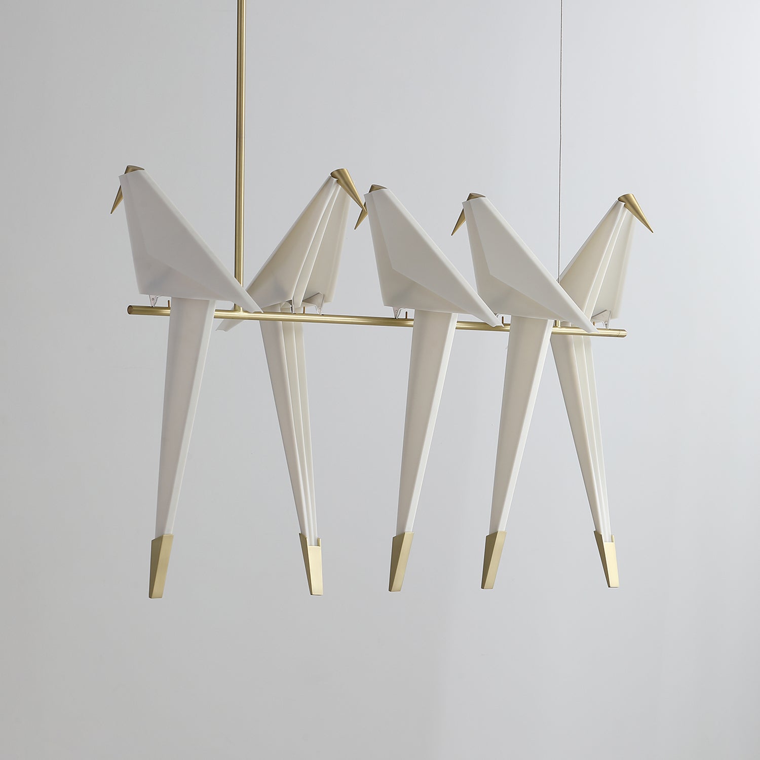 Lustra Lustre Grue en Papier Sculpturale LED