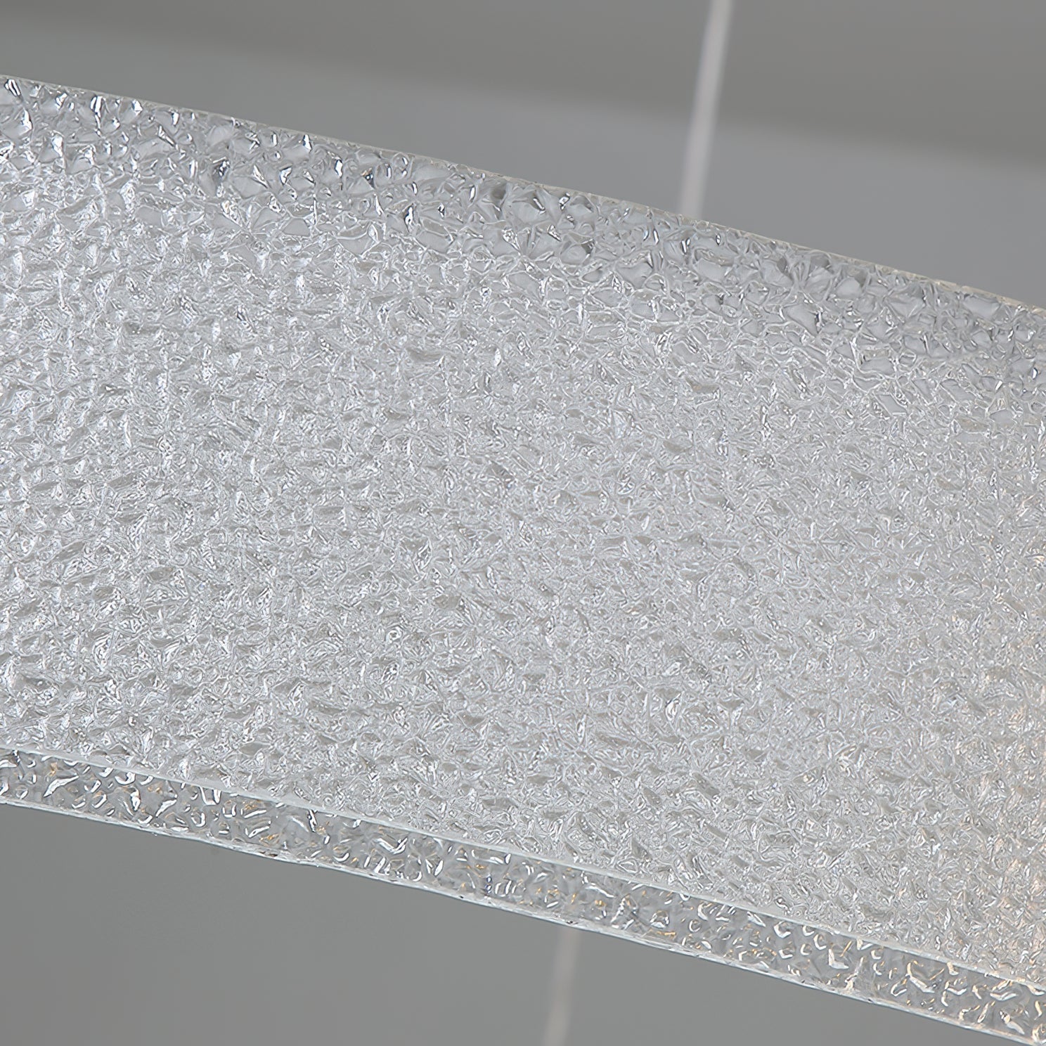 Parallel Lustre Verre Anneau Minimaliste Moderne