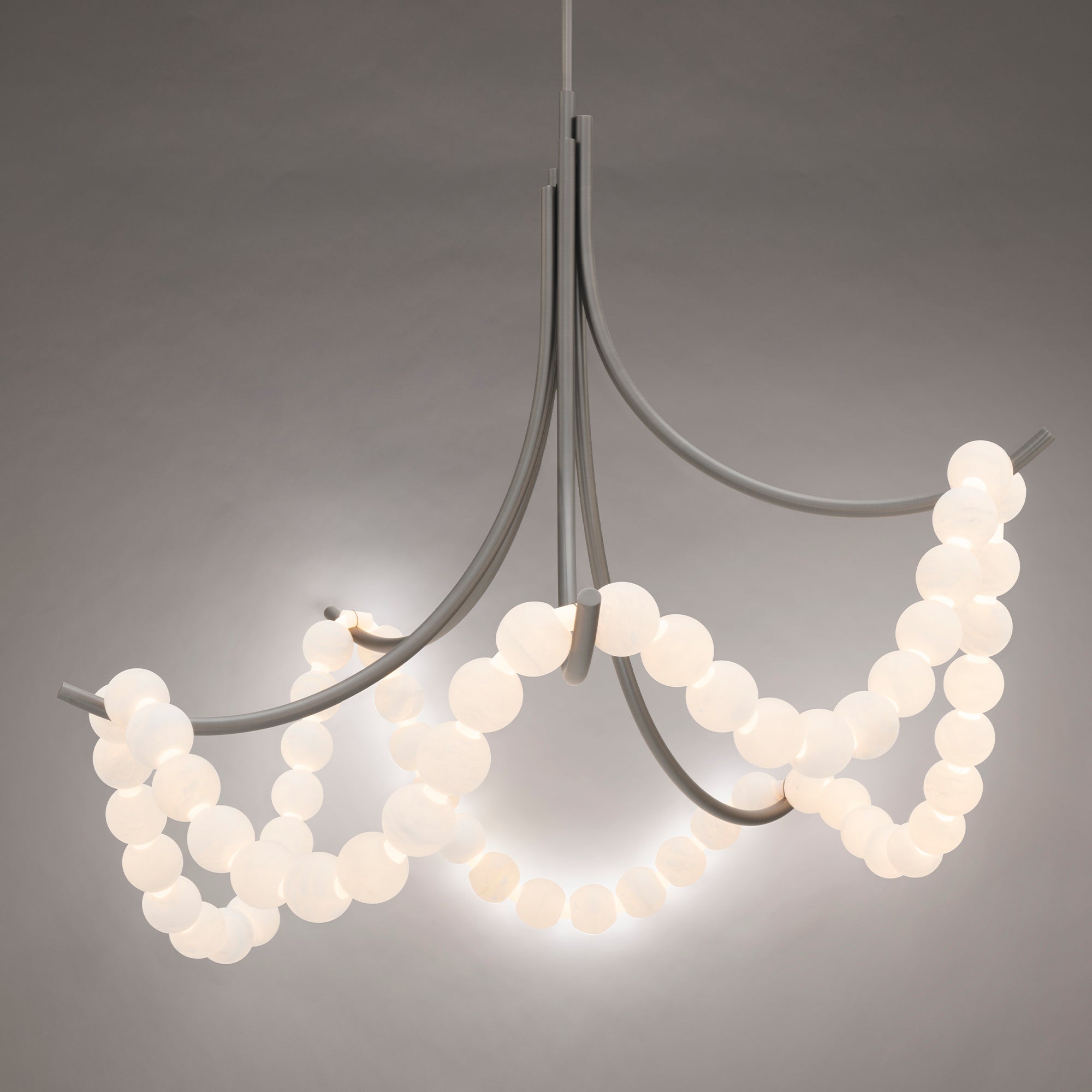 Zavenarae Lustre Nickel Albâtre Art Nordic Premium