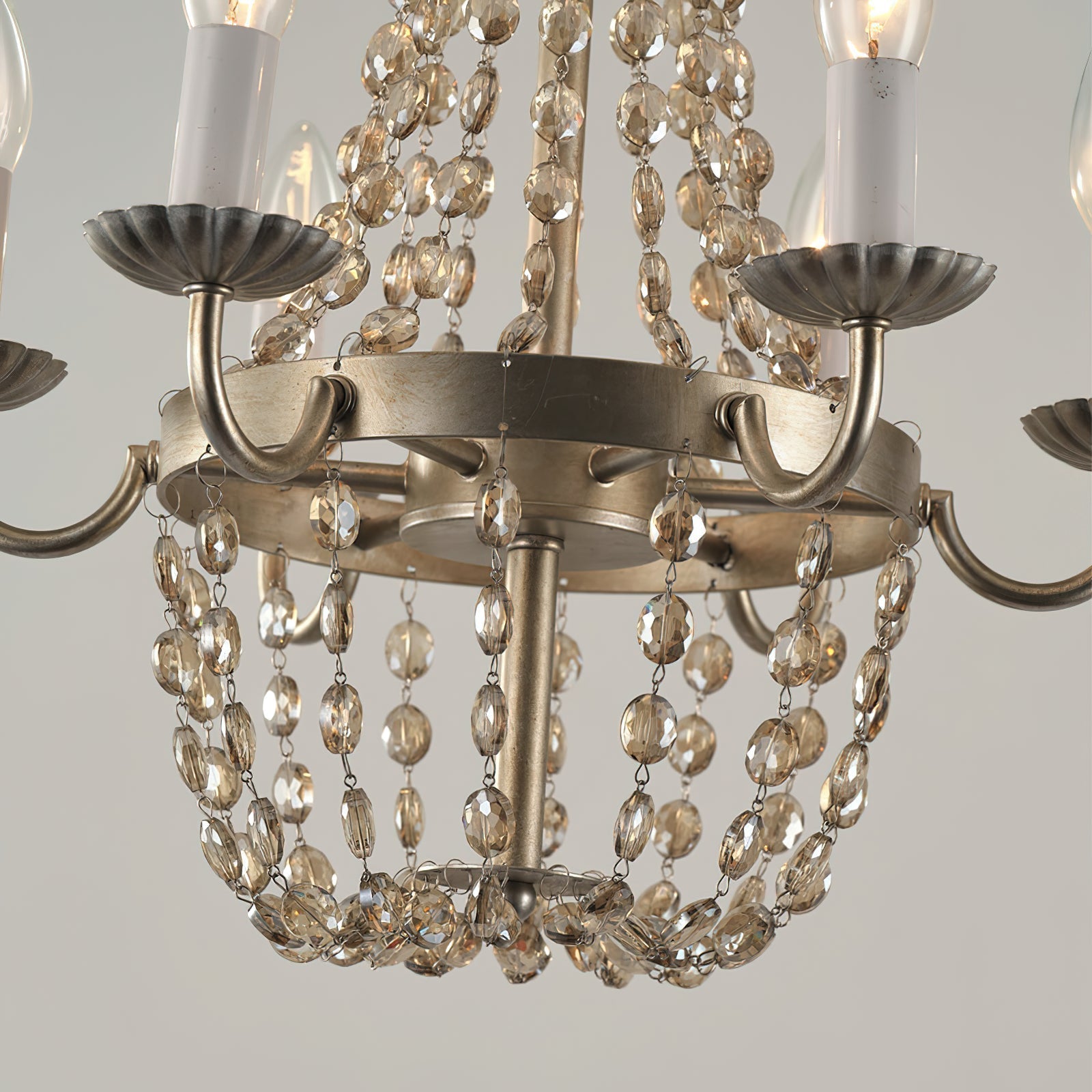 Oraeisra Lustre Cristal Marché Aux Puces Vintage