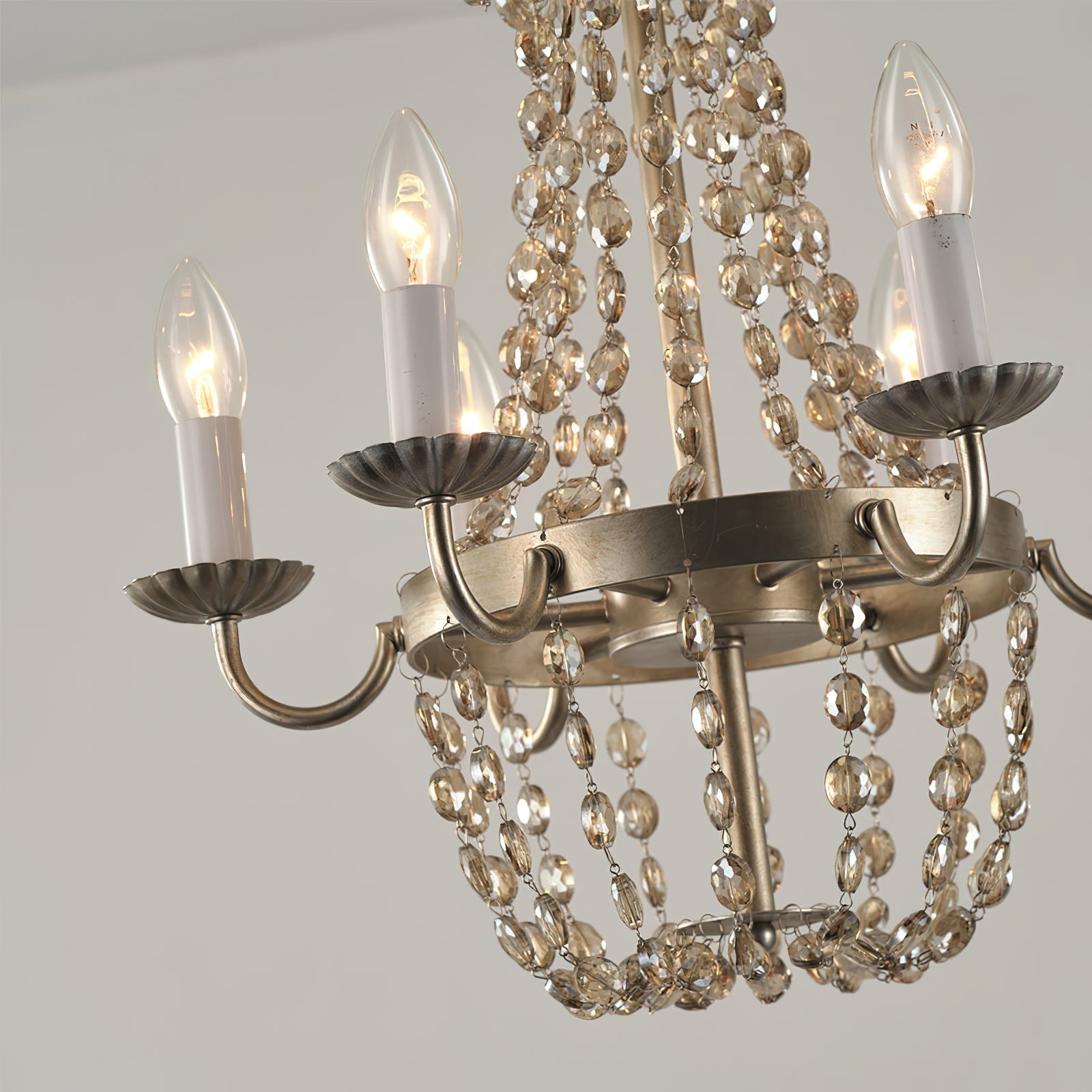 Oraeisra Lustre Cristal Marché Aux Puces Vintage