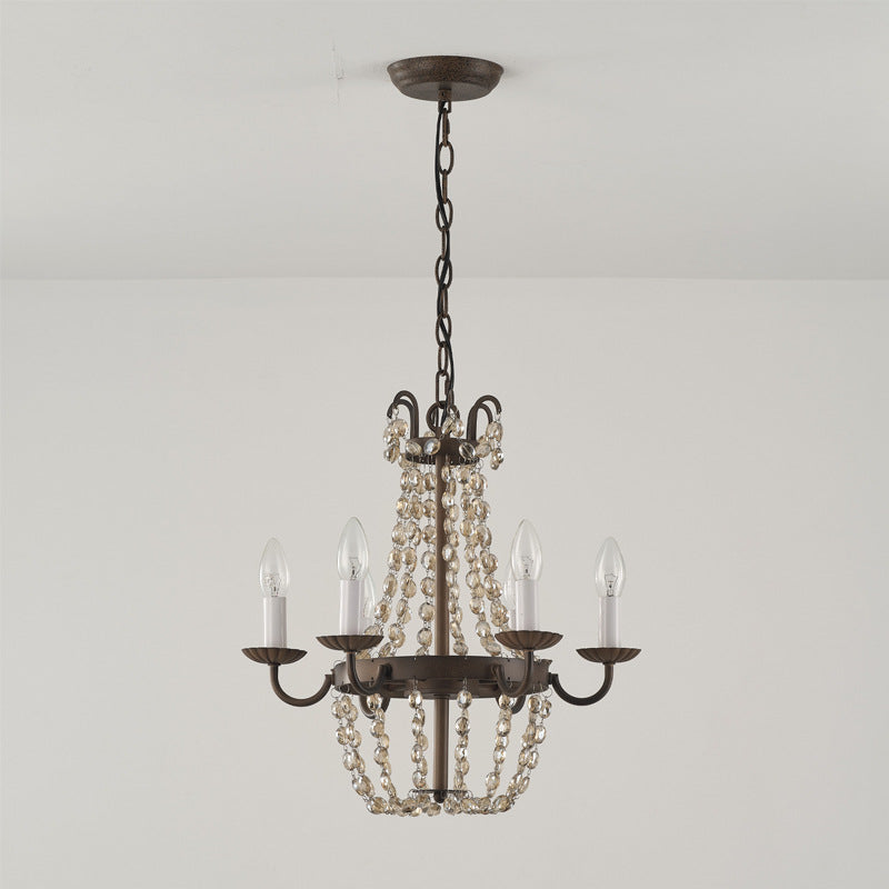 Oraeisra Lustre Cristal Marché Aux Puces Vintage
