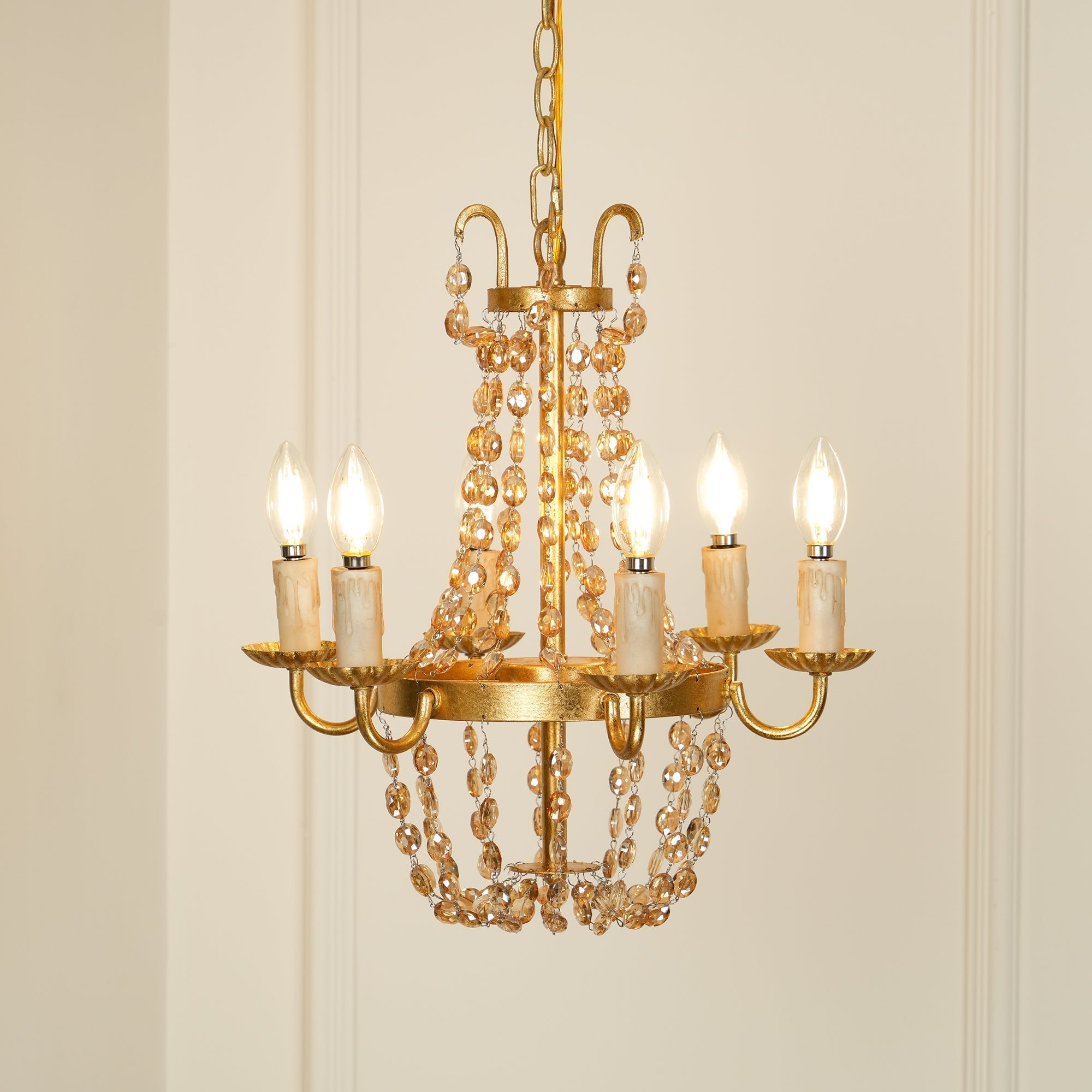 Oraeisra Lustre Cristal Marché Aux Puces Vintage