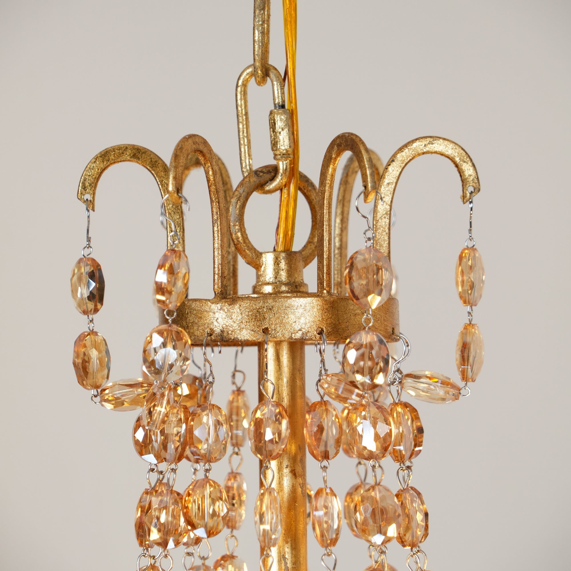 Oraeisra Lustre Cristal Marché Aux Puces Vintage