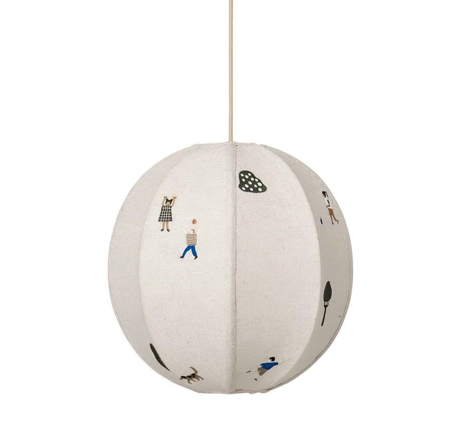 Zelarace Suspension Moderne en Tissu