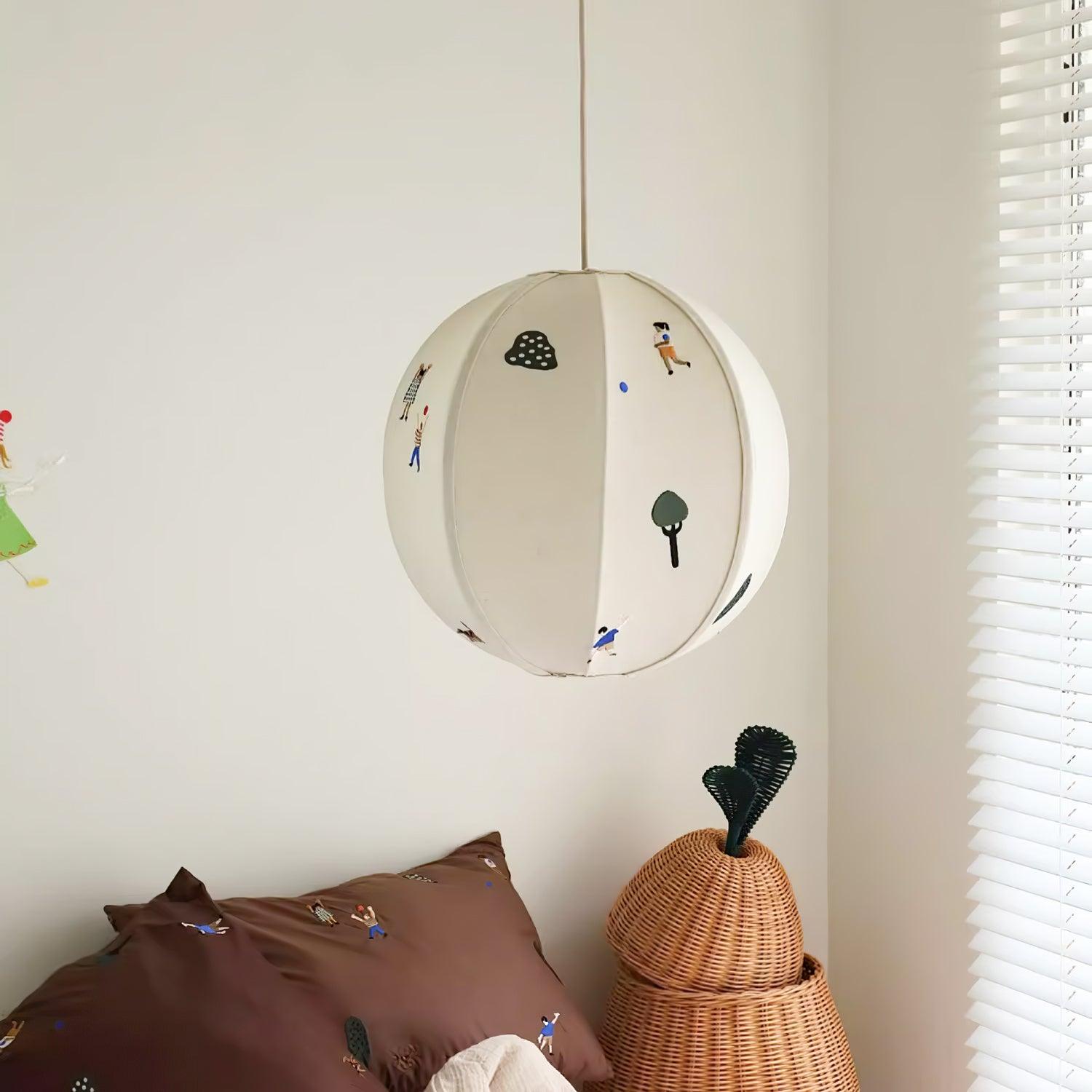 Zelarace Suspension Moderne en Tissu