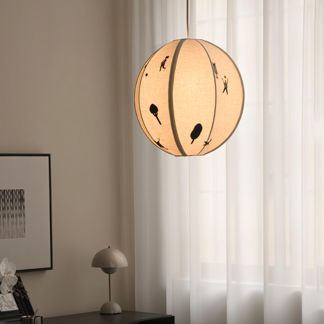 Zelarace Suspension Moderne en Tissu