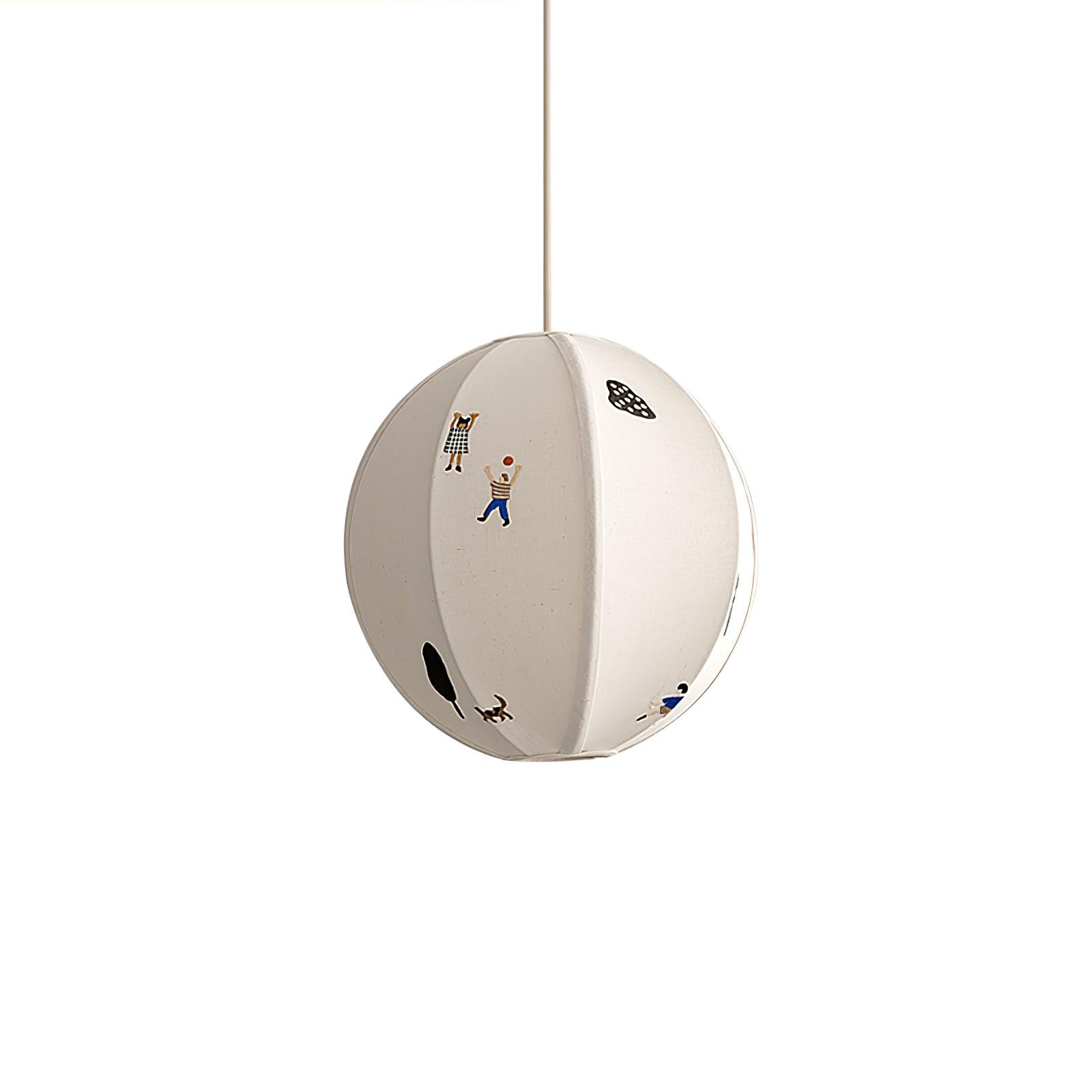 Zelarace Suspension Moderne en Tissu