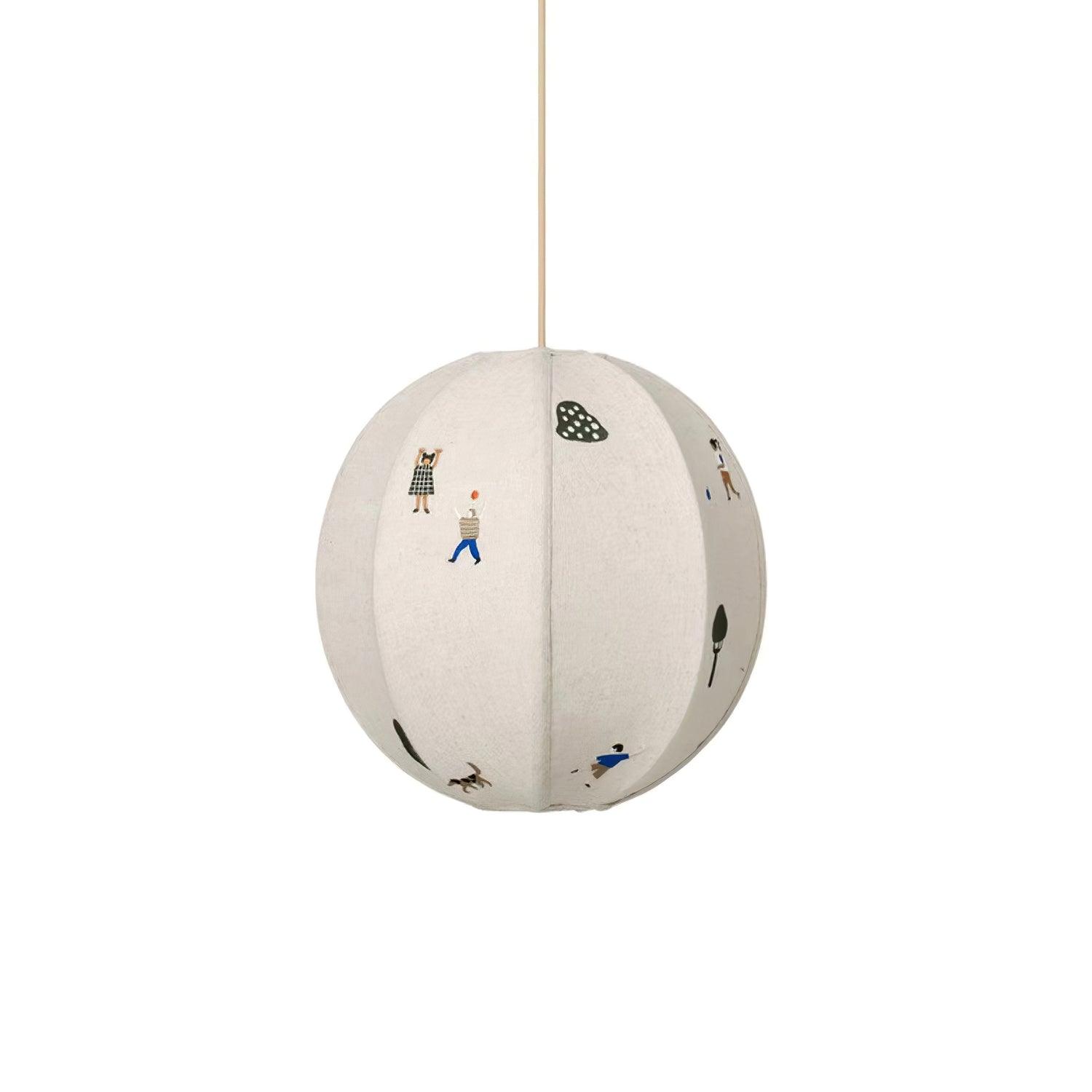 Zelarace Suspension Moderne en Tissu