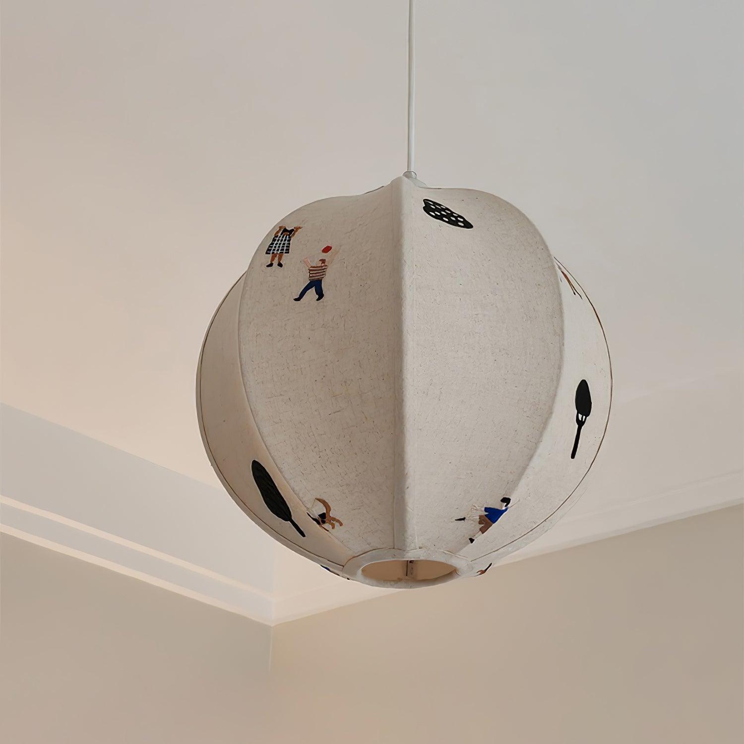 Zelarace Suspension Moderne en Tissu