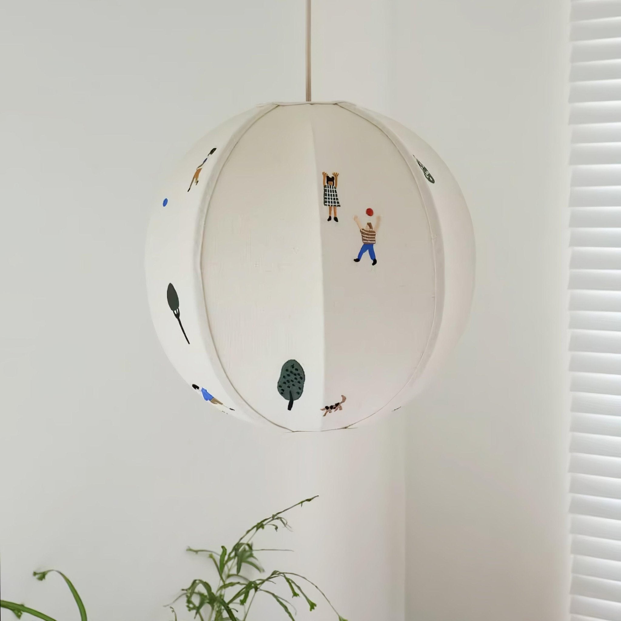Zelarace Suspension Moderne en Tissu