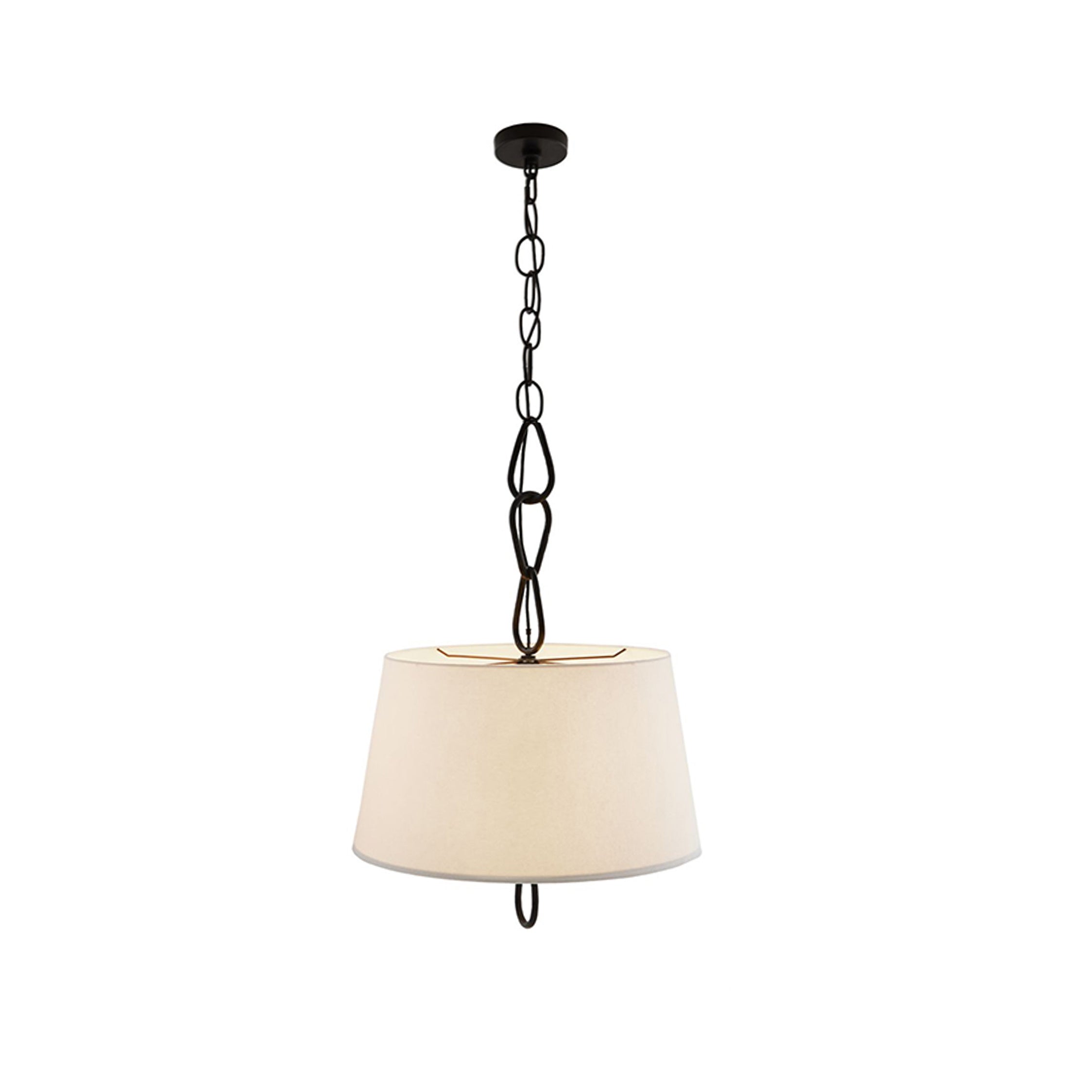 Zesilira Suspension Tissu Noir Vintage Nordic