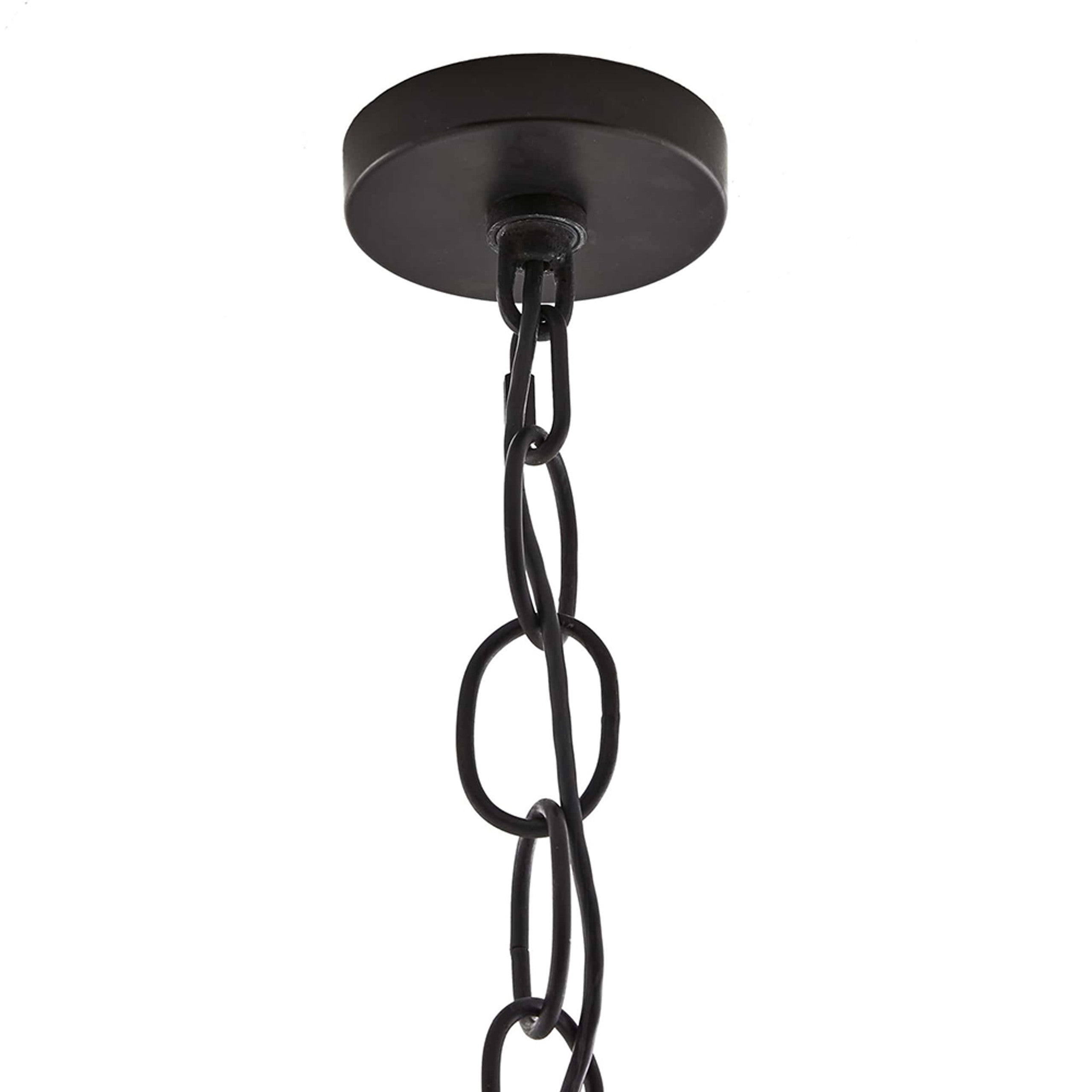 Zesilira Suspension Tissu Noir Vintage Nordic