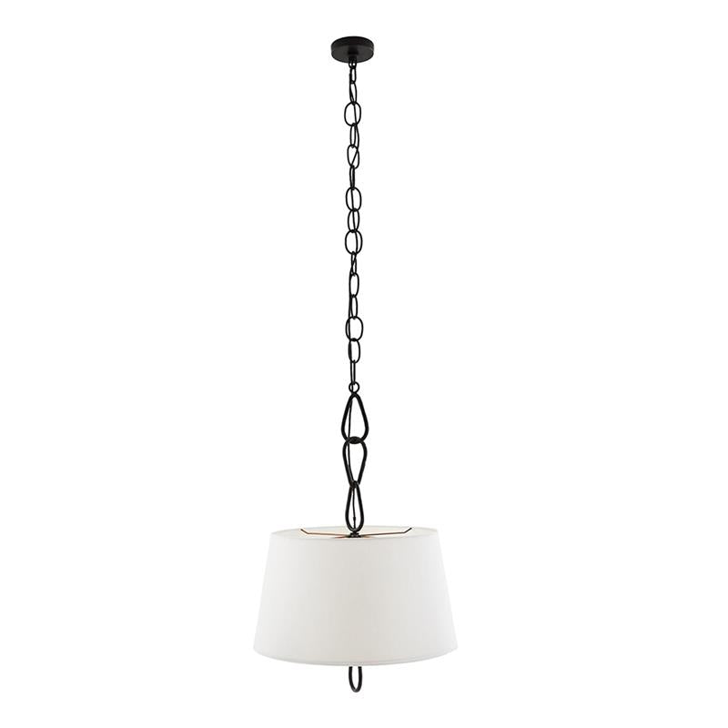 Zesilira Suspension Tissu Noir Vintage Nordic