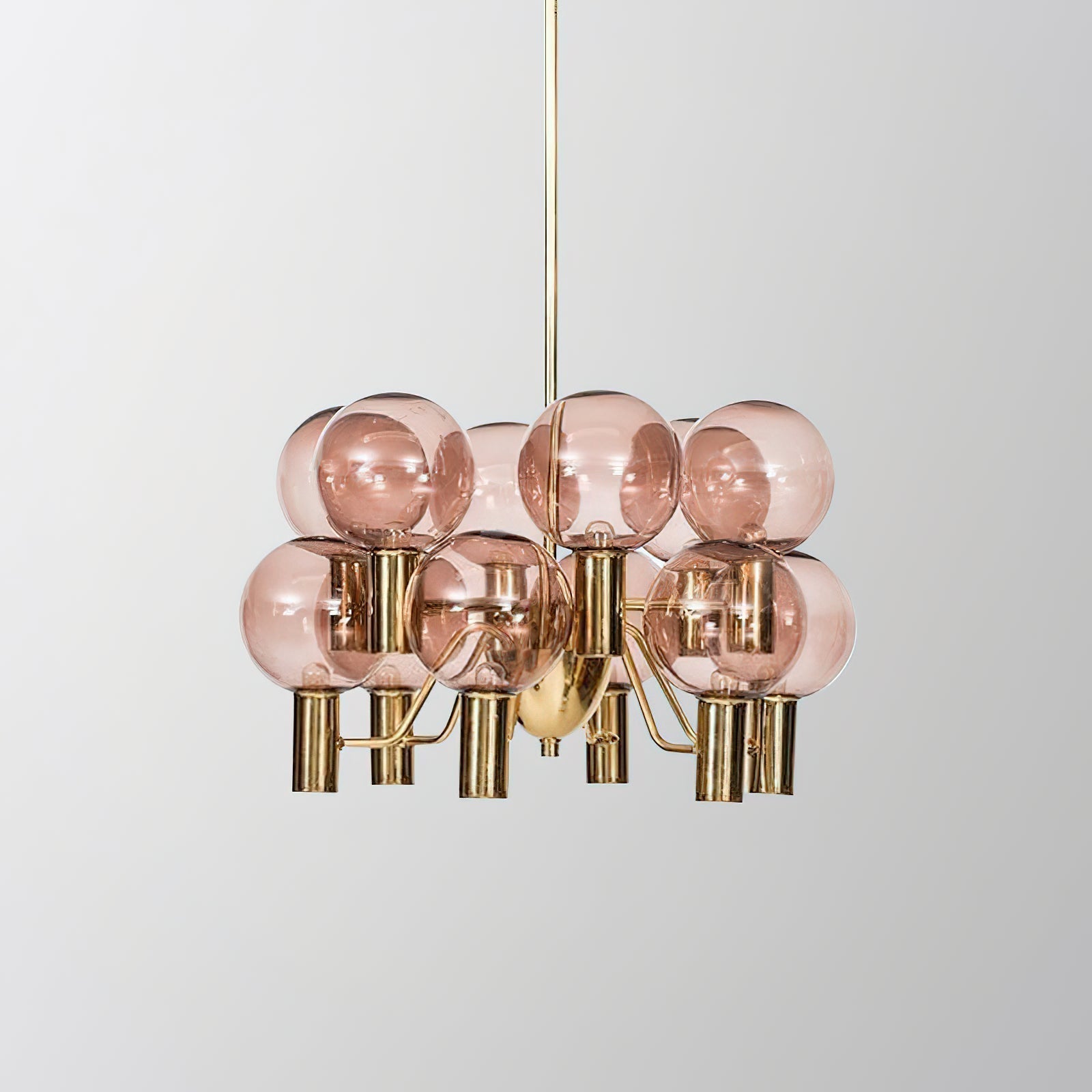 Evmarara Postmodern Luxury Metal Glass Lustre