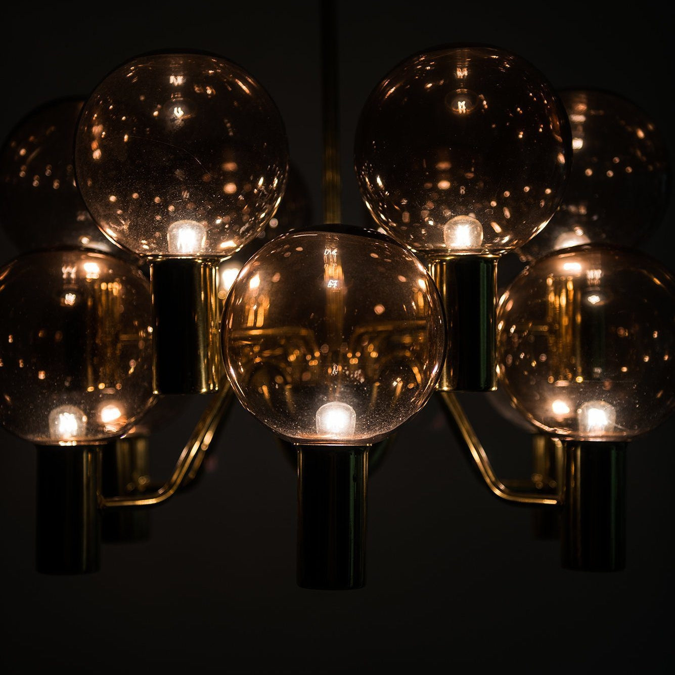 Evmarara Postmodern Luxury Metal Glass Lustre