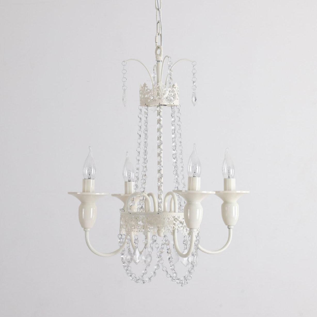 Lustra Lustre Franges en Cristal